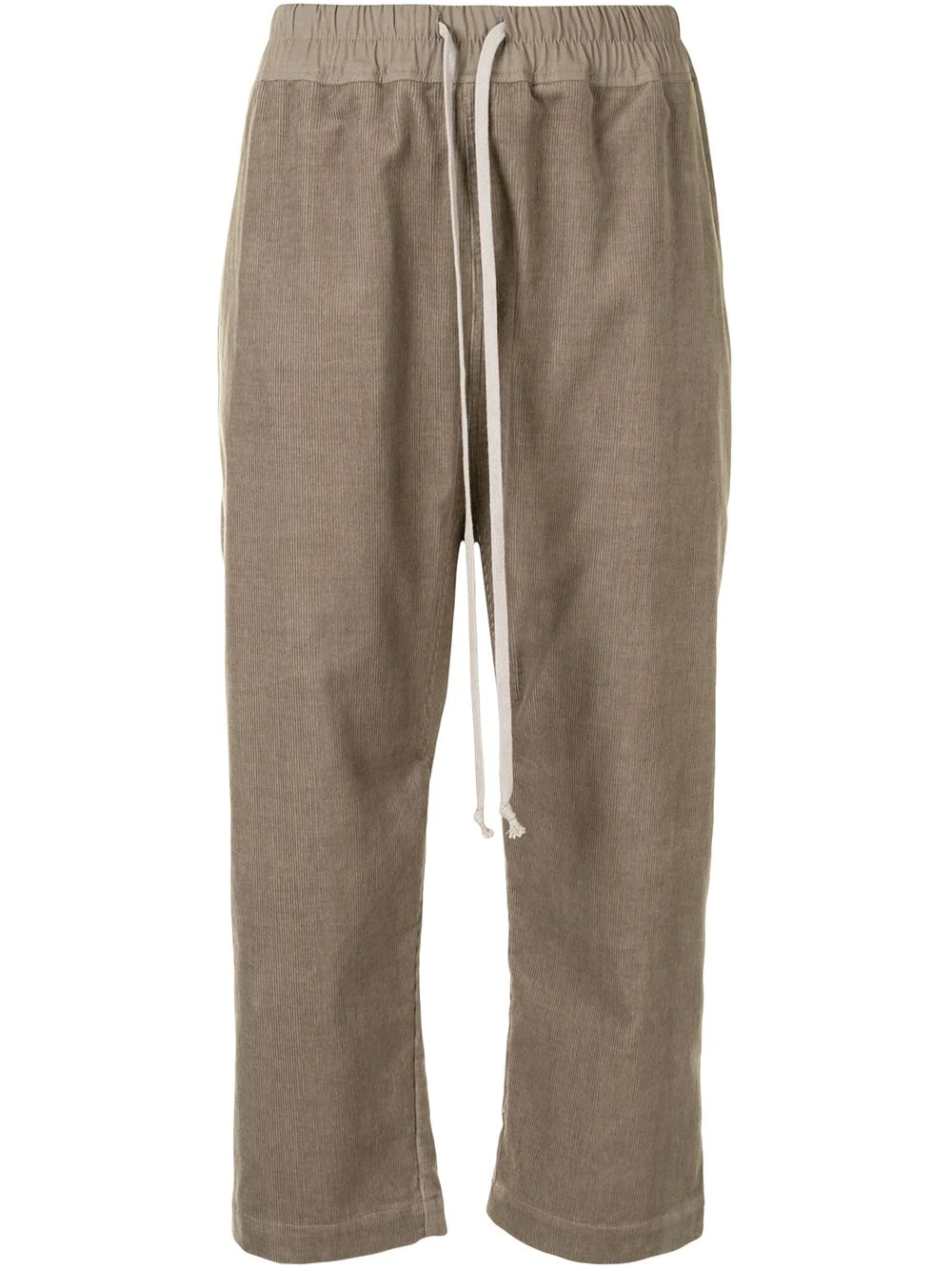 drop-crotch drawstring trousers - 1