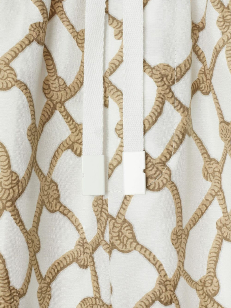 Burberry knot-print trousers outlook