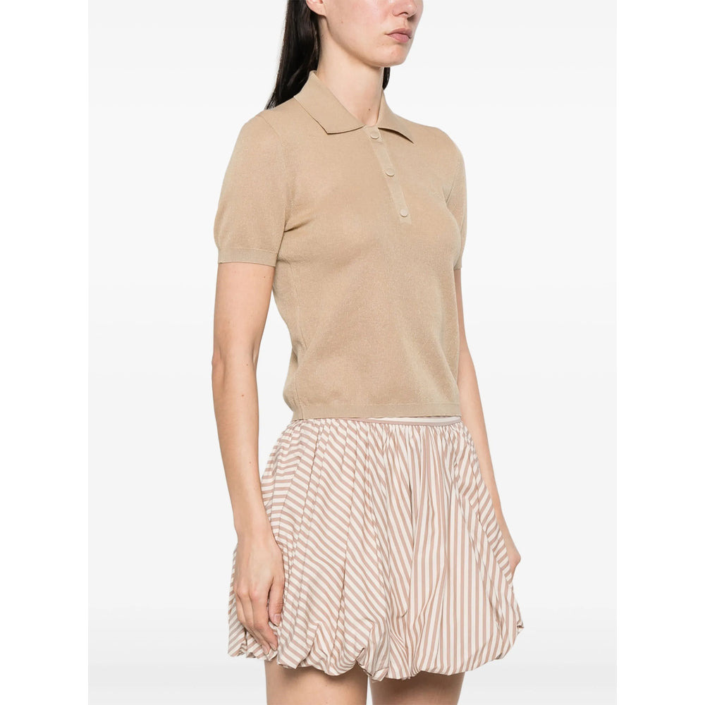 Moncler Neutrals Tops - Polo Tops Women - 5