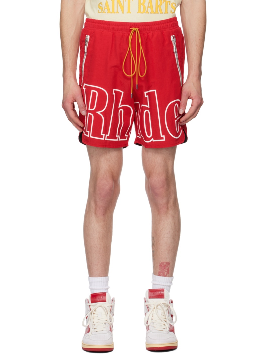 Red Logo Shorts - 1