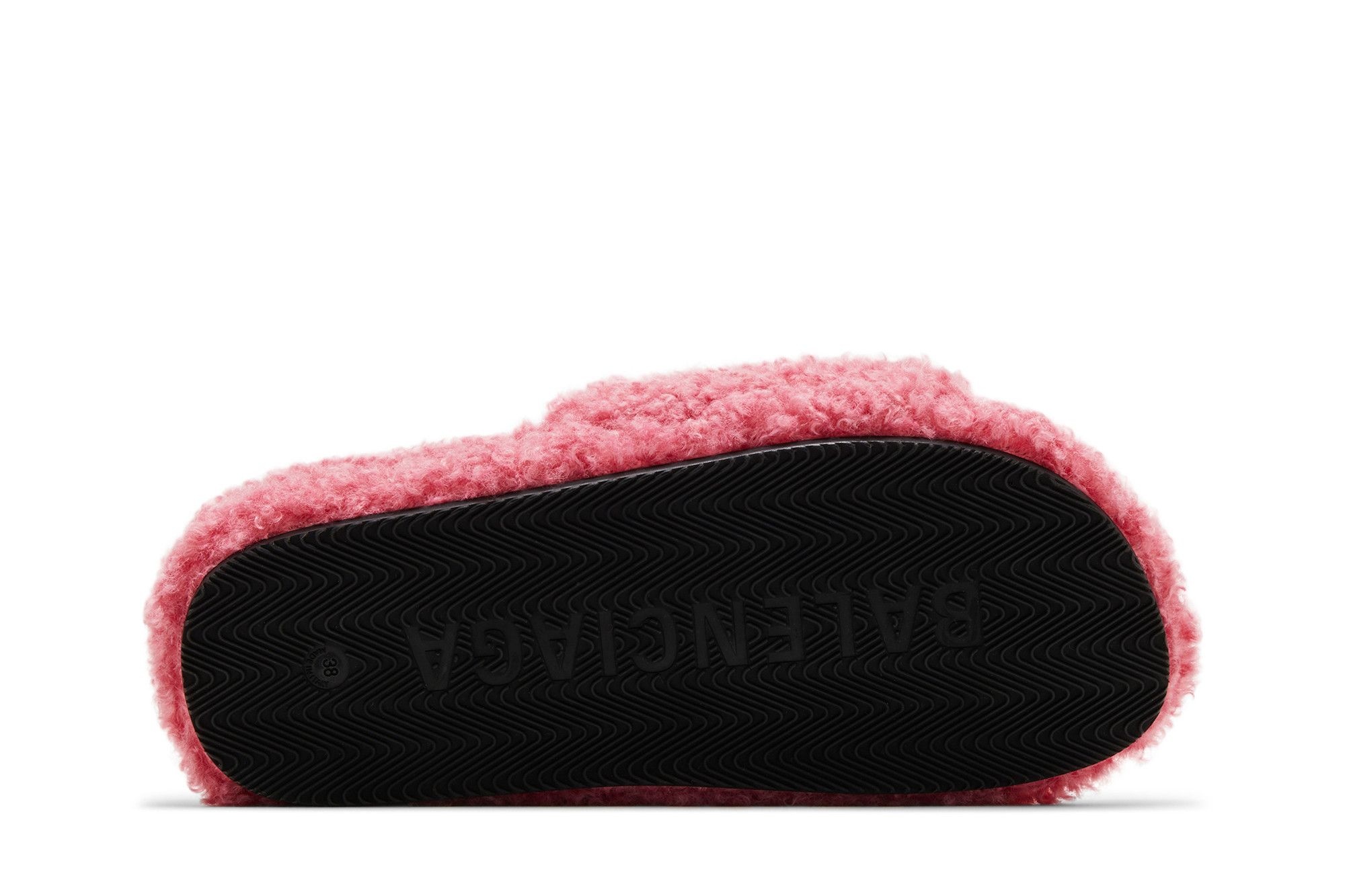 Balenciaga Wmns Furry Slides 'Sweet Pink' - 4