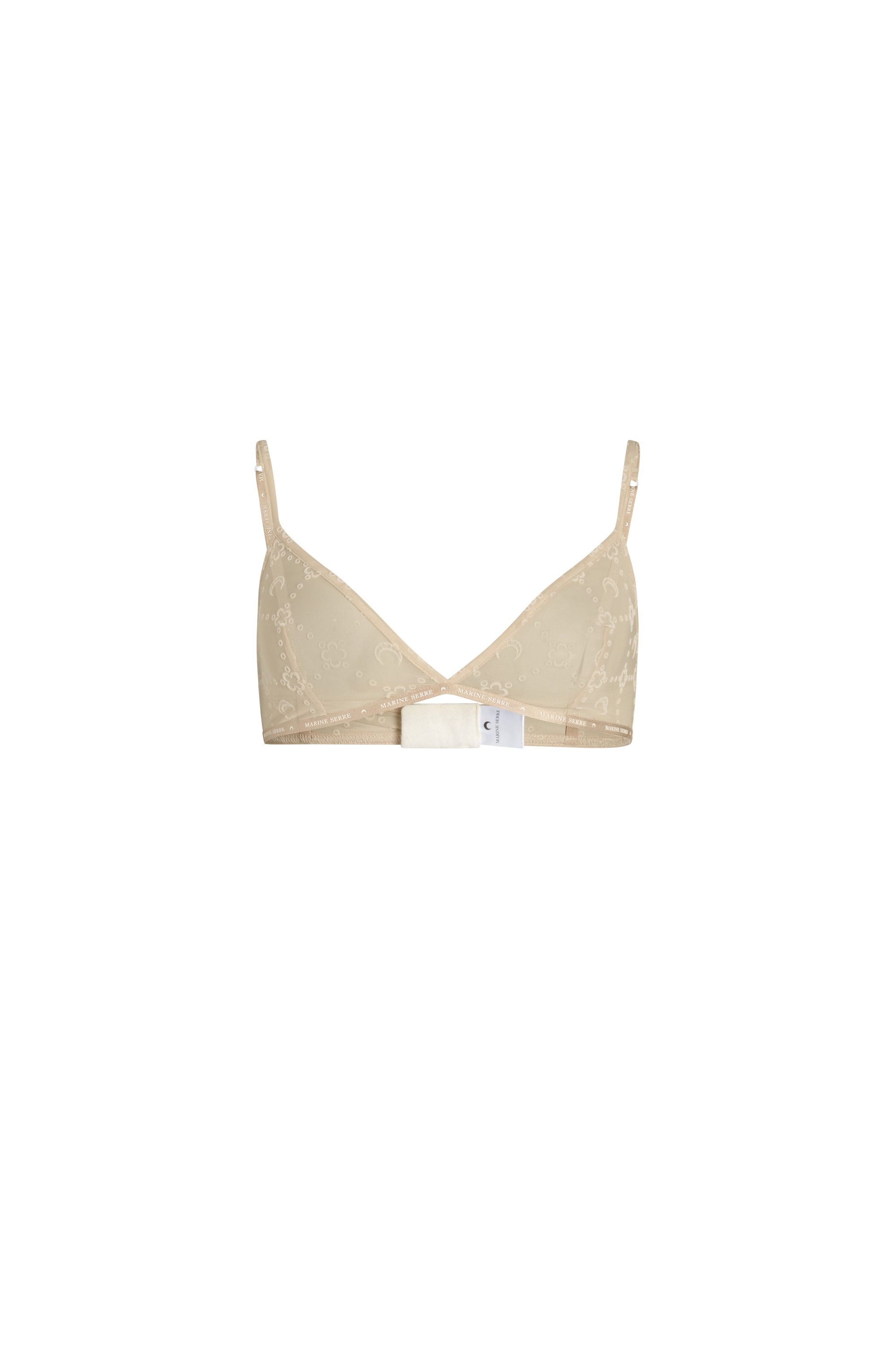 Regenerated Mesh Flock Bralette - 1