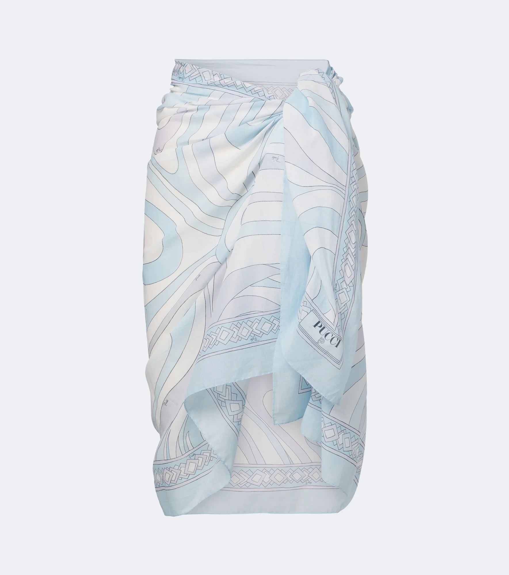 Orchidee cotton beach cover-up - 1