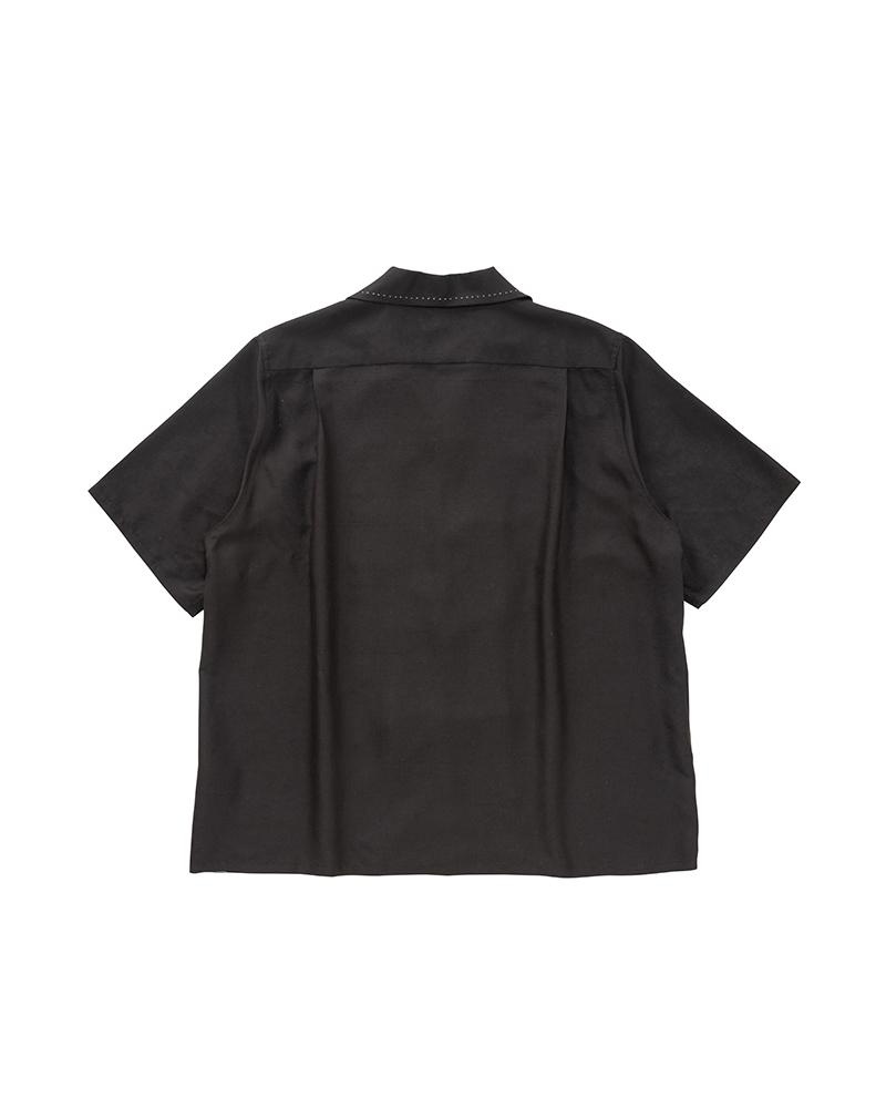 KEESEY SHIRT S/S BLACK - 2