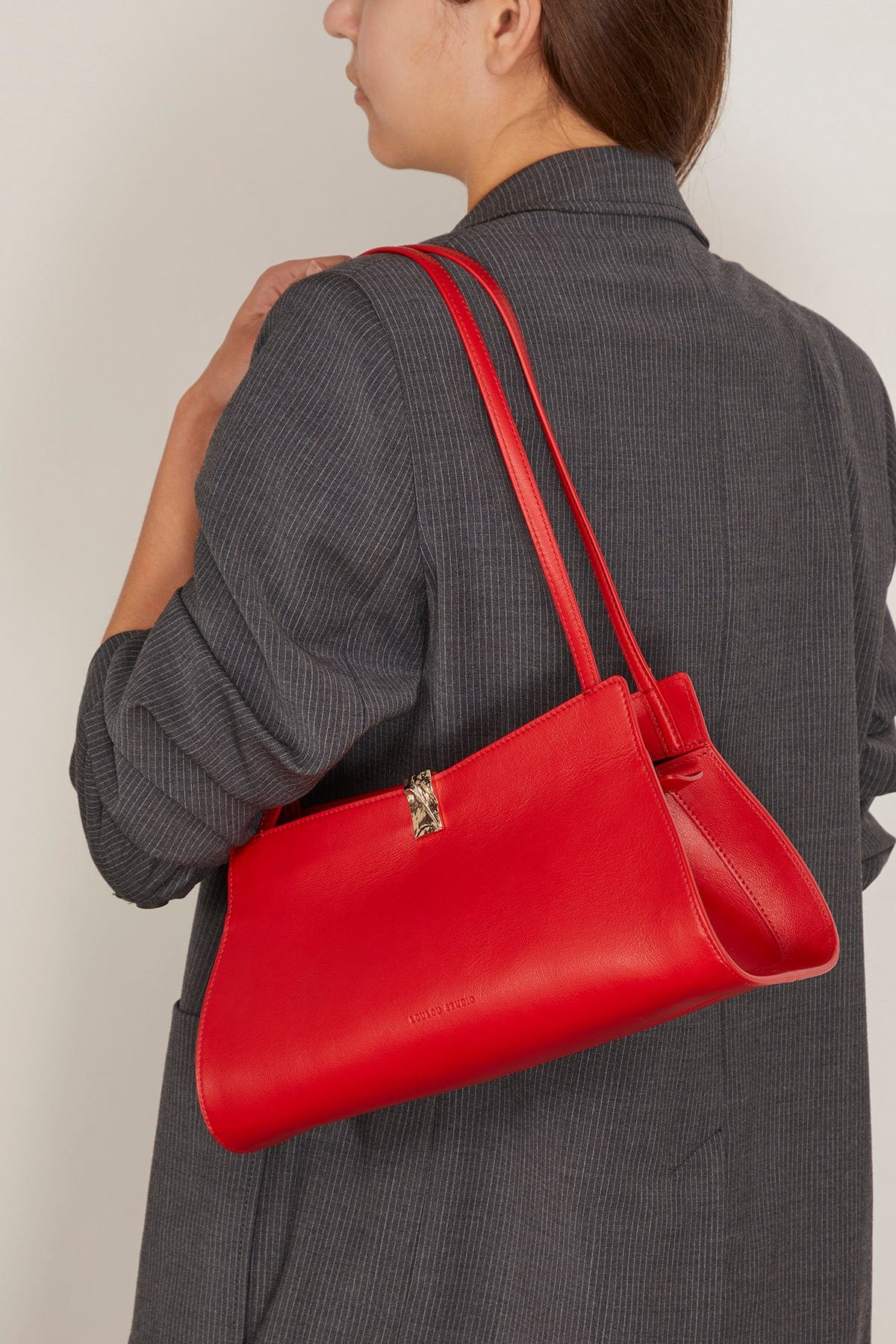 Johanna Evening Shoulder Bag in Tomato - 2