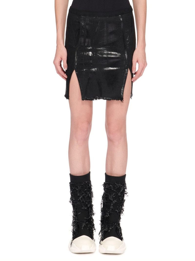 distressed ripped skirt 1