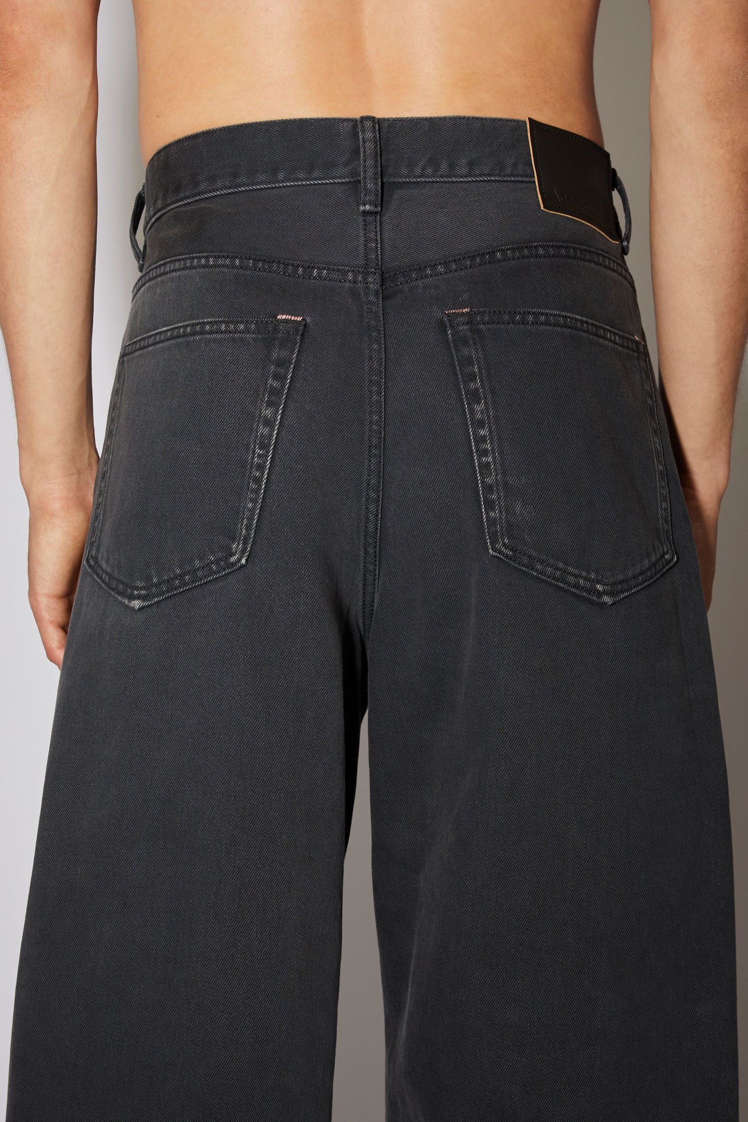 Acne Studios Loose fit jeans - Dark grey | REVERSIBLE