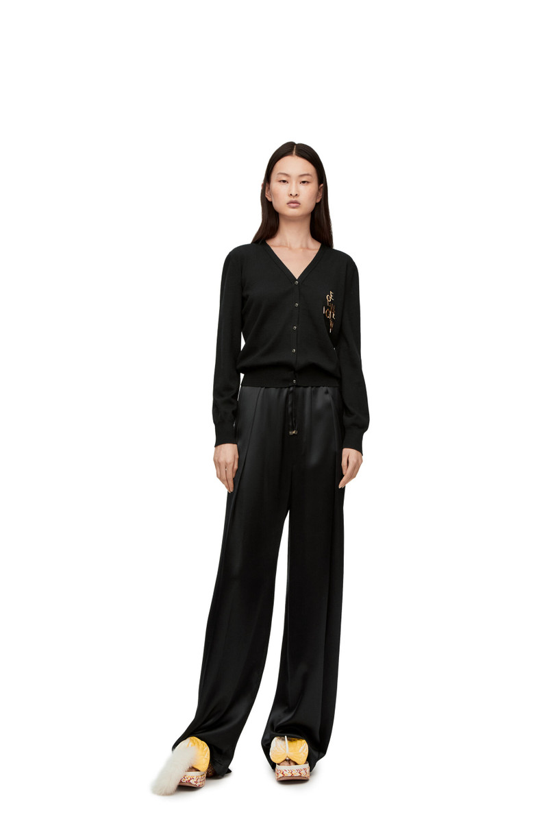 Loewe LOEWE charm cardigan in wool outlook