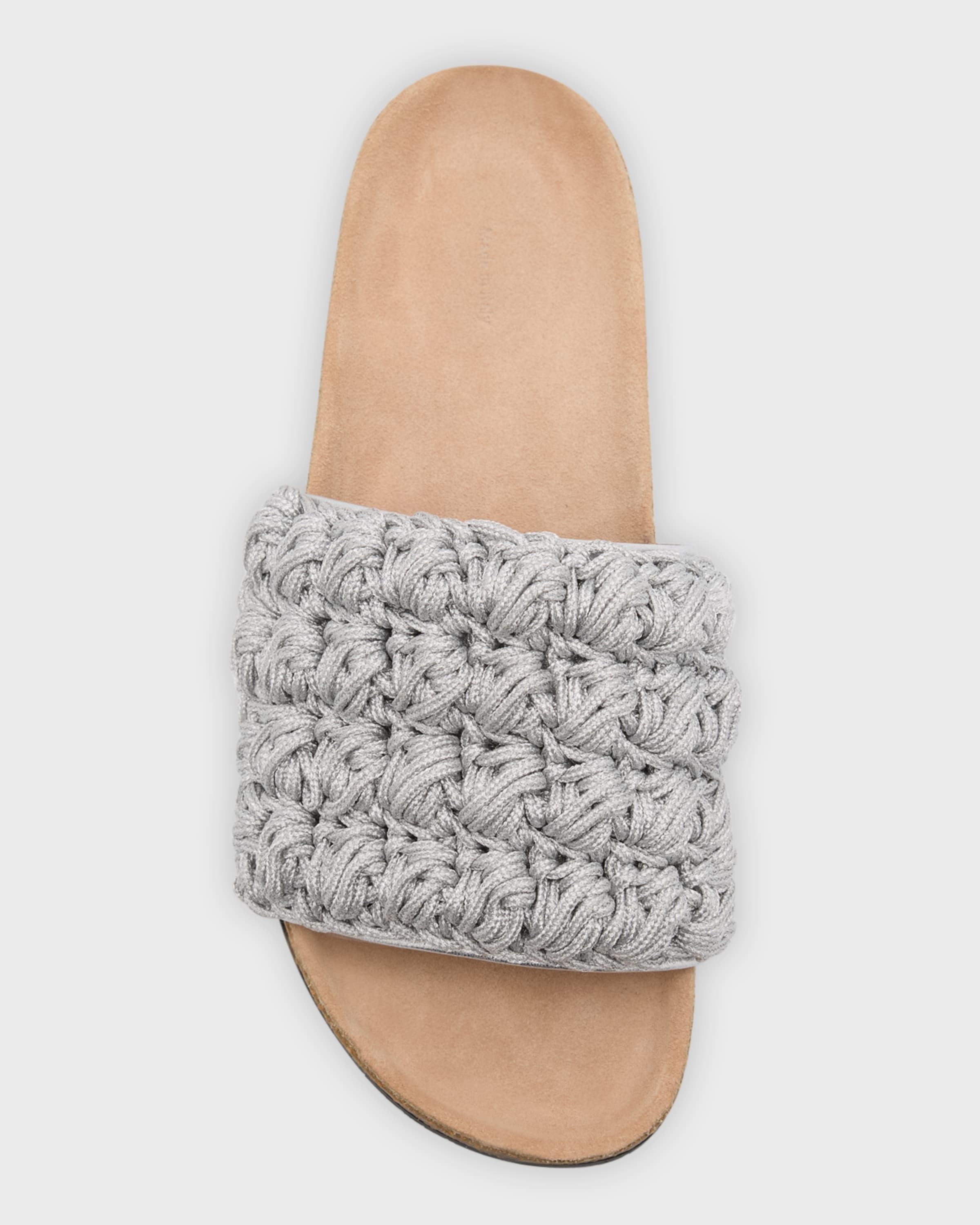 Crochet Cotton Easy Slide Sandals - 5