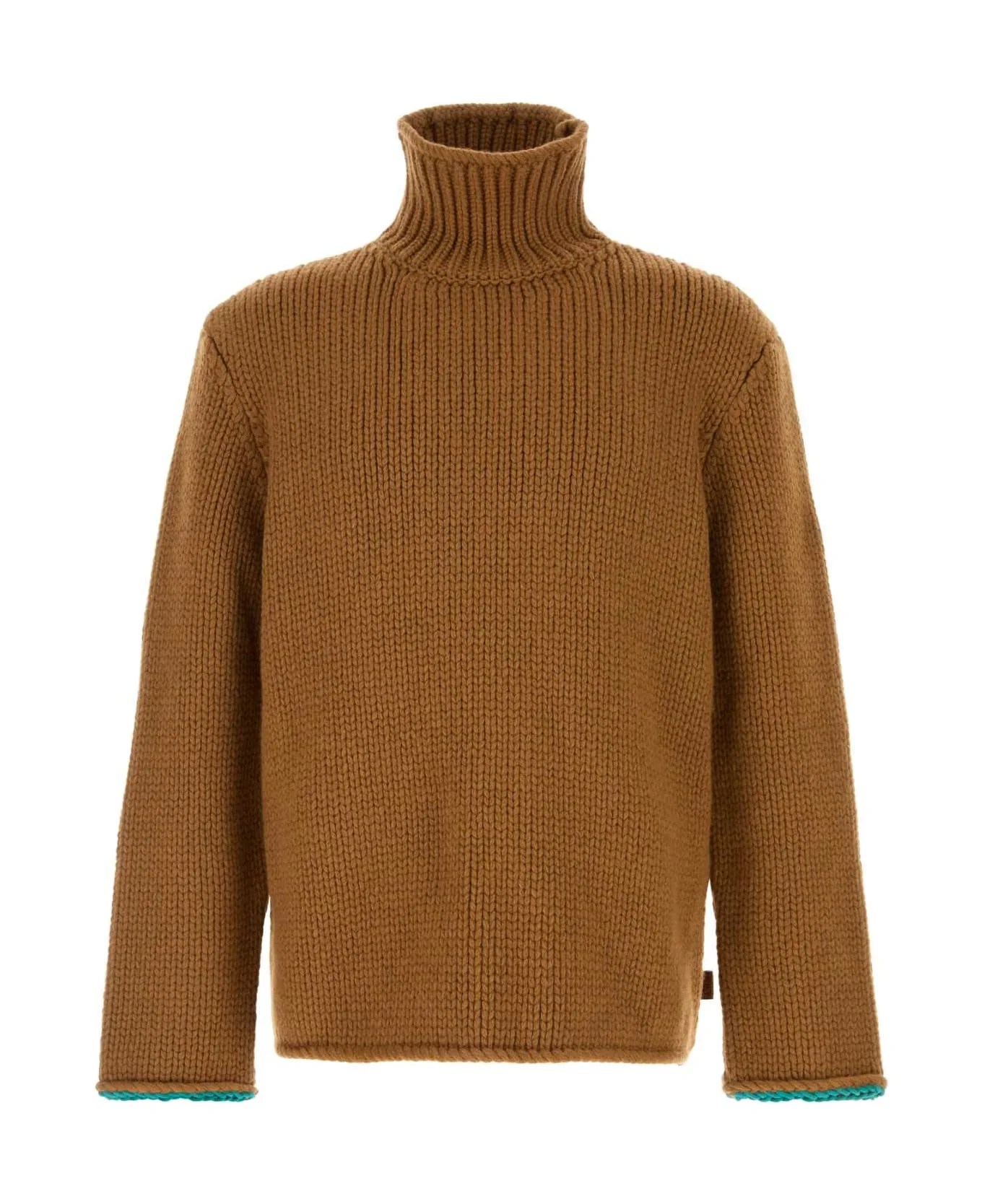 Camel Wool Sweater - 1
