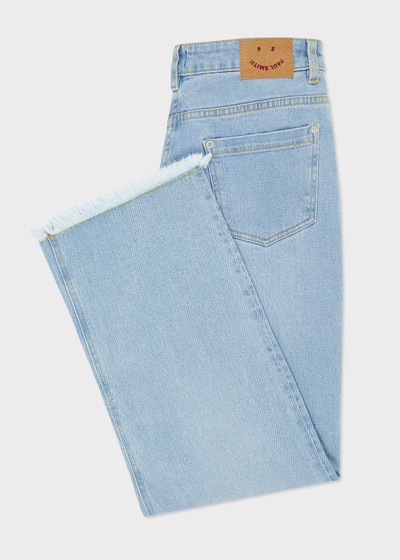 Paul Smith Women's Wide Leg Jeans With Frayed Hem outlook