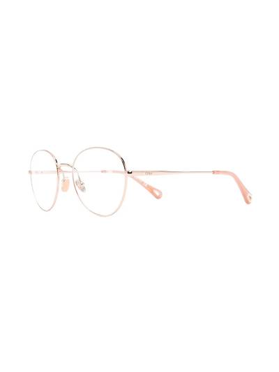 Chloé round frame glasses outlook