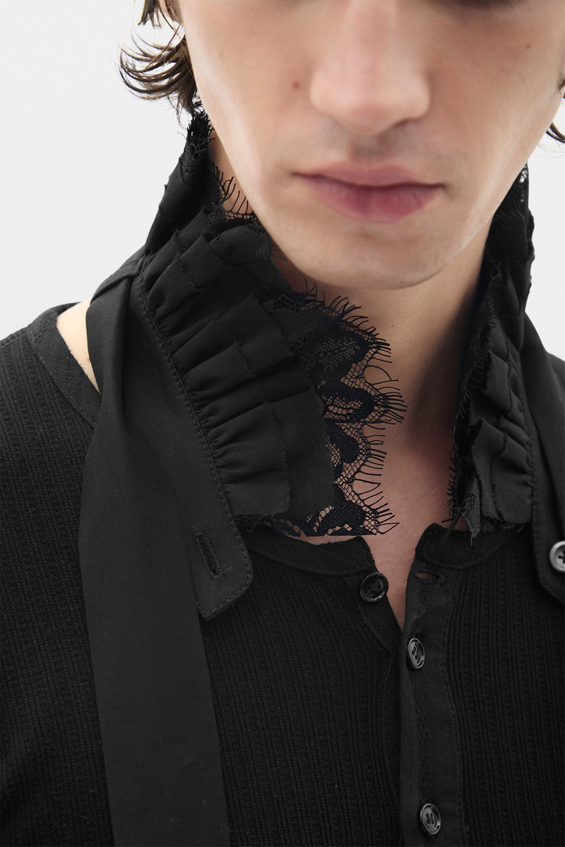 Tosten Lacw Ruffled Collar 4