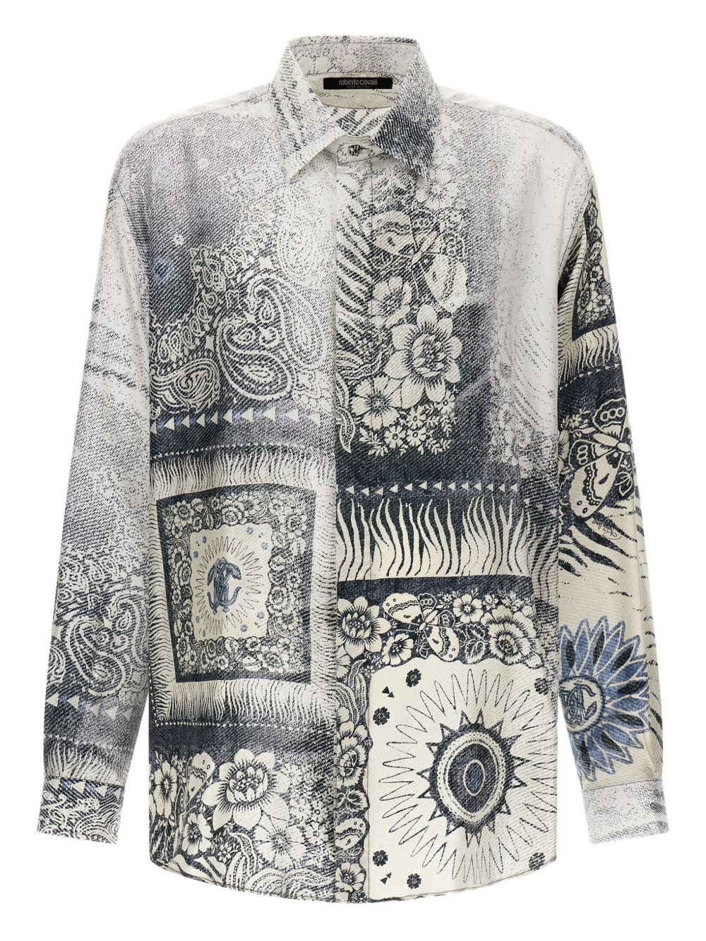 bandana-print shirt - 1
