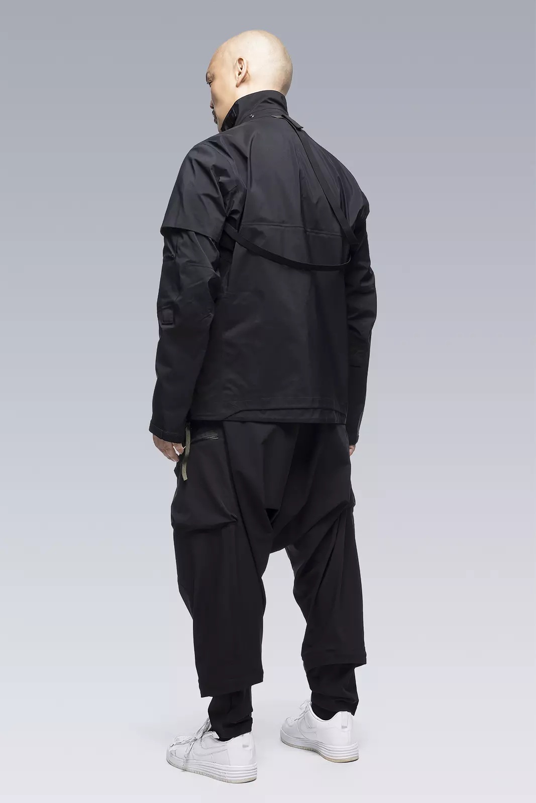 J1A-GTKR-BKS KR EX 3L Gore-Tex® Pro Interops Jacket Black with size 5 WR zippers in gloss black - 5
