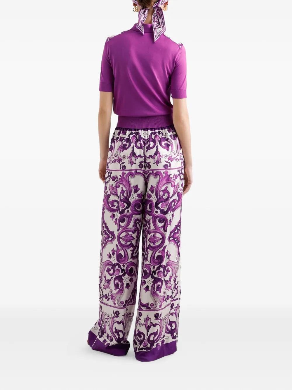 Dolce & Gabbana Women Silk Trousers - 4