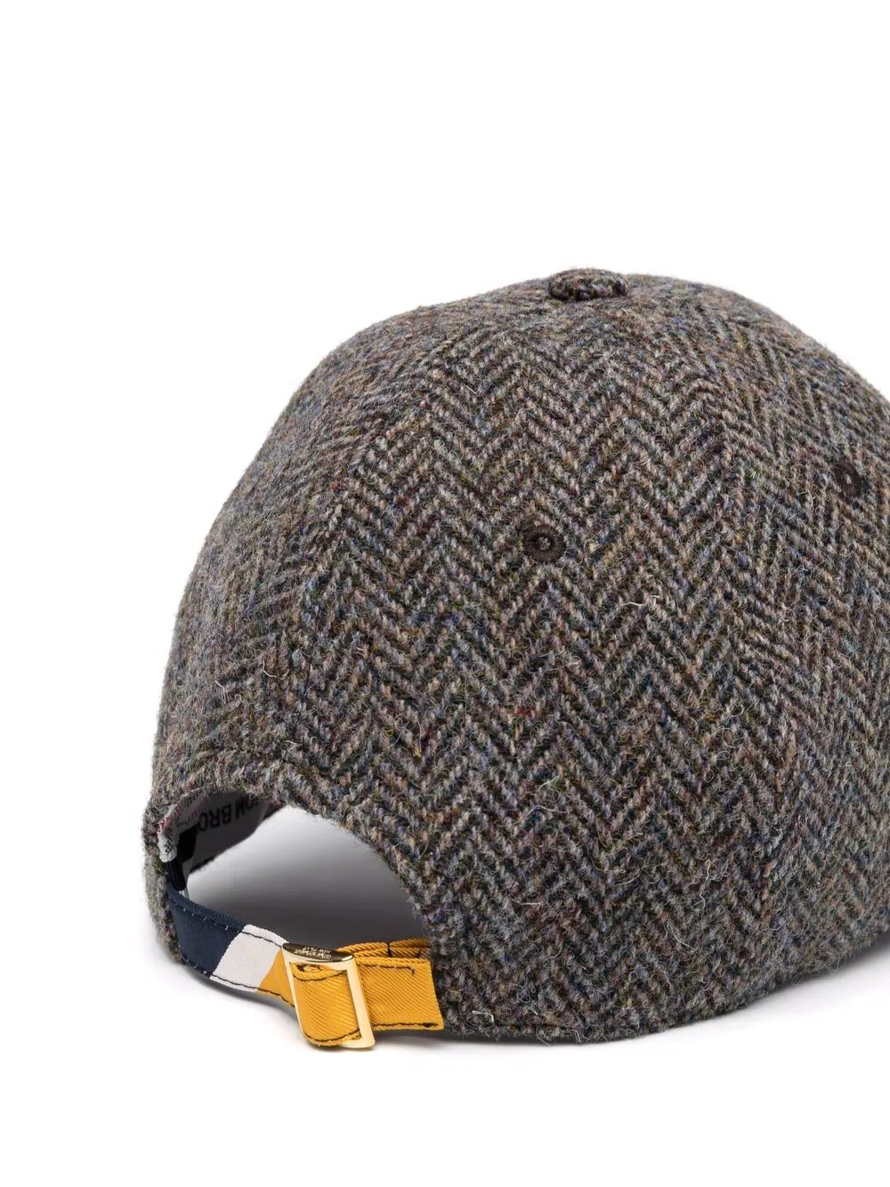 herringbone-tweed baseball cap - 2