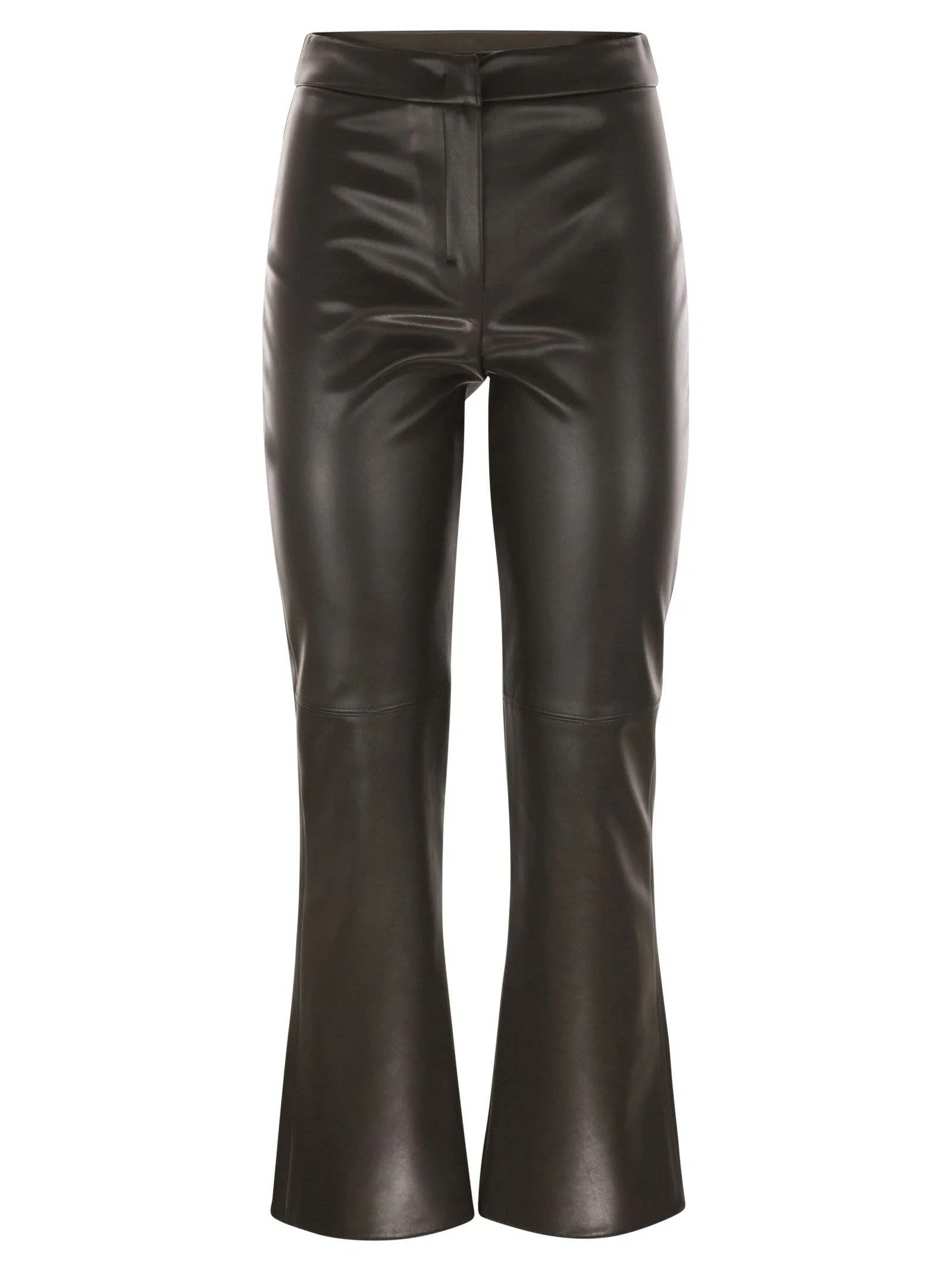 S Maxmara Women Sublime - Coated Fabric Trousers - 1