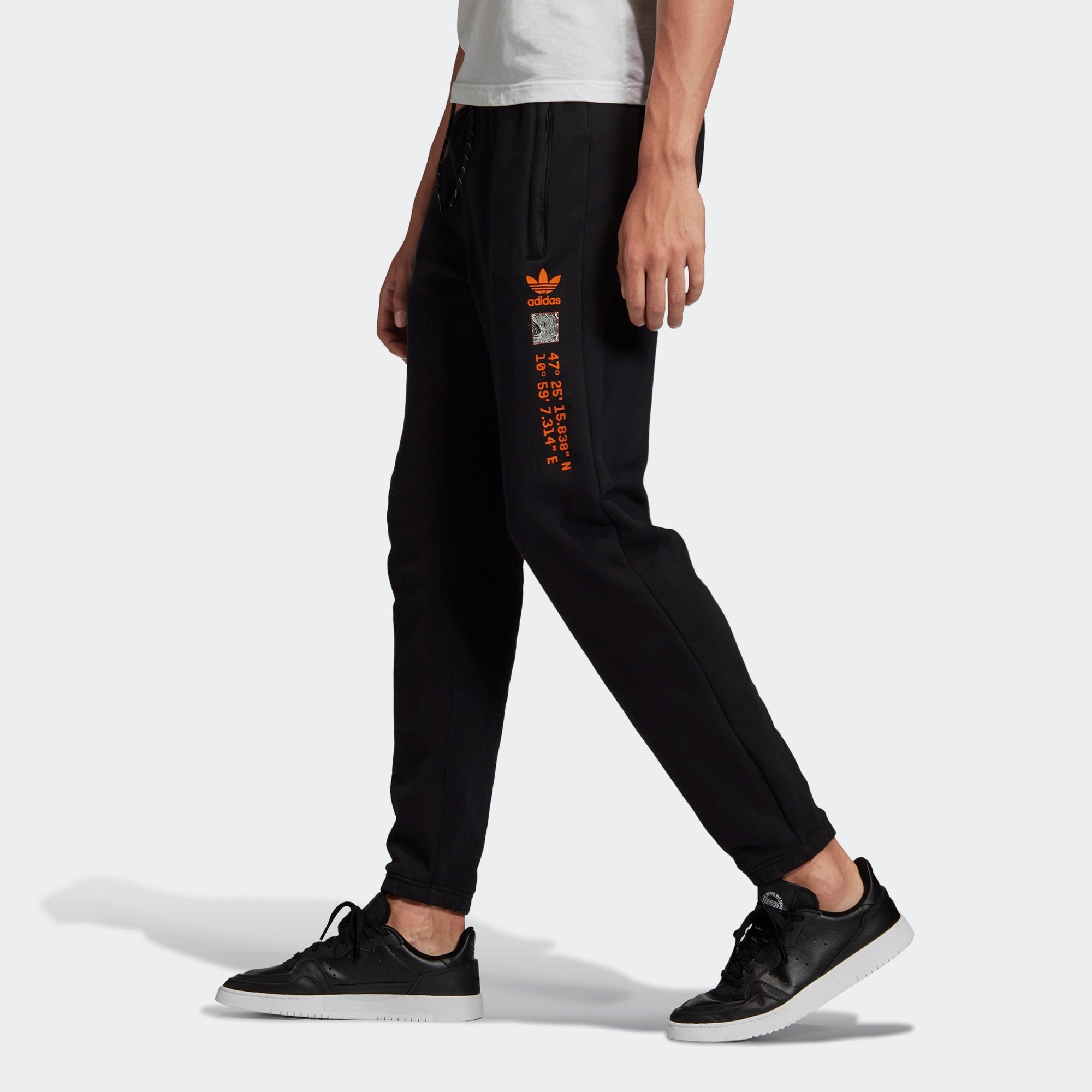 adidas originals Adv Logo Sp logo Printing Casual Bundle Feet Sports Pants Black GD5986 - 5