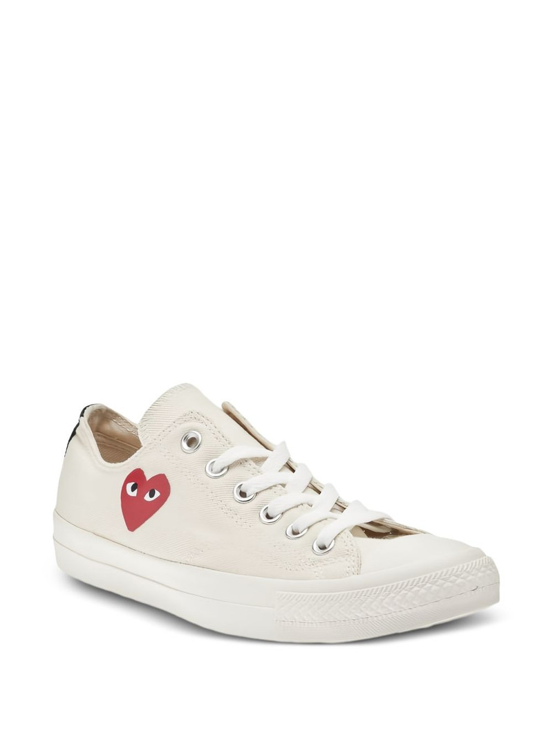 Comme Des Garçons heart sneakers outlook