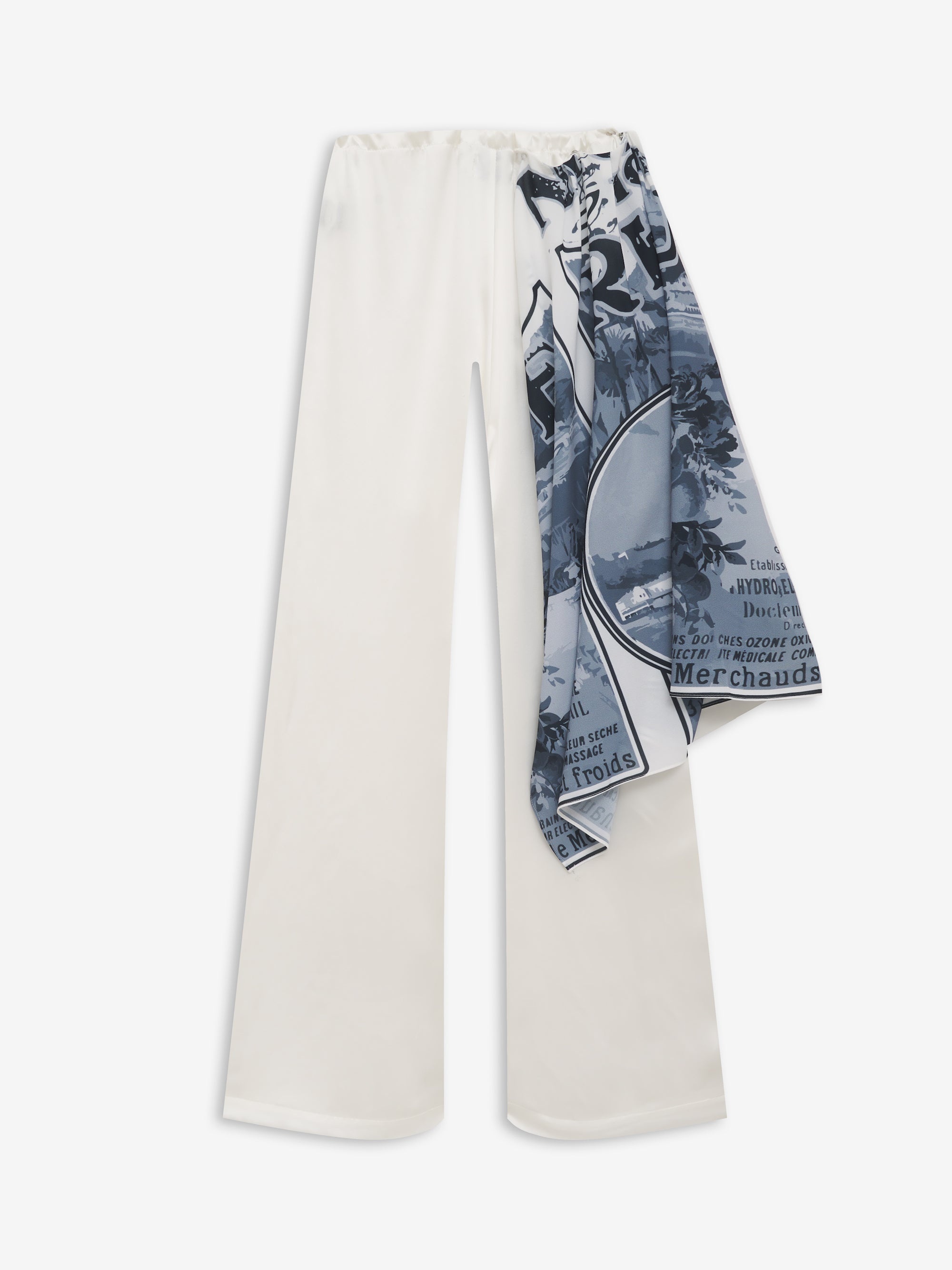 SILK SCARF PANTS - 1