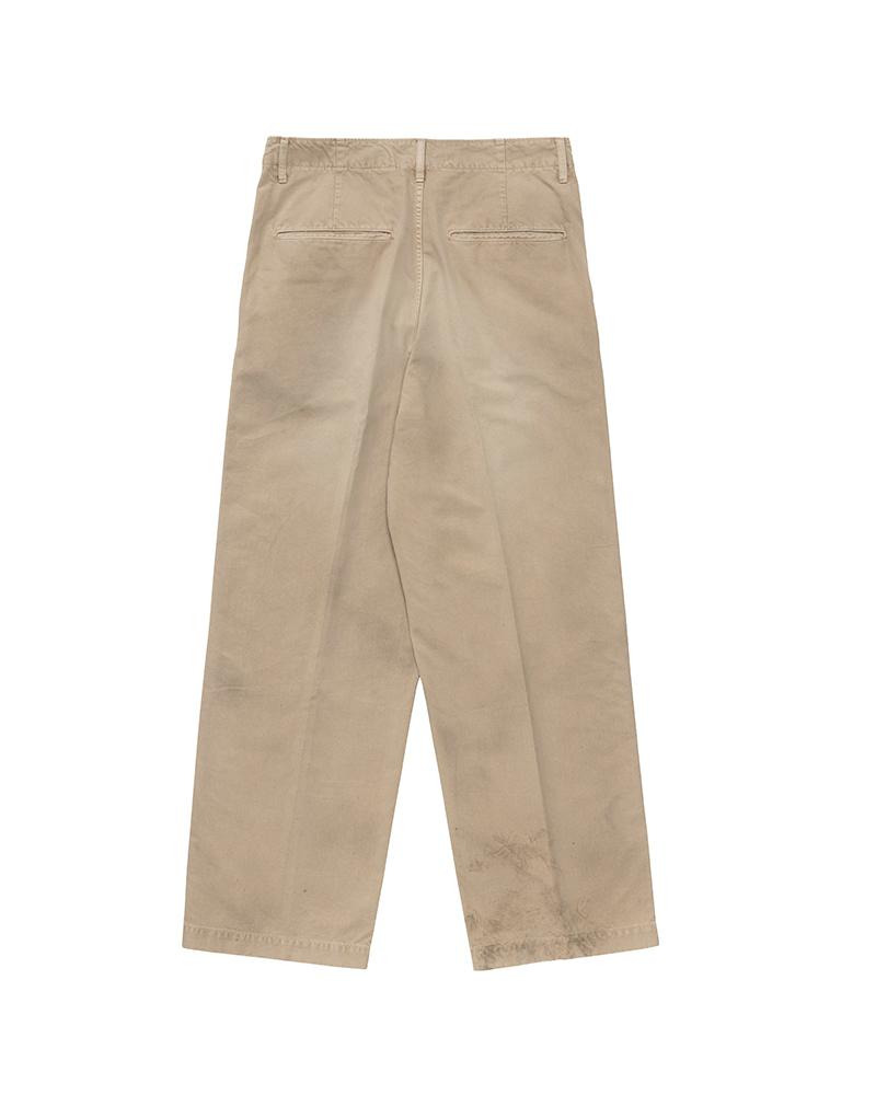 EX WIDE CHINO PANTS CRASH BEIGE - 2