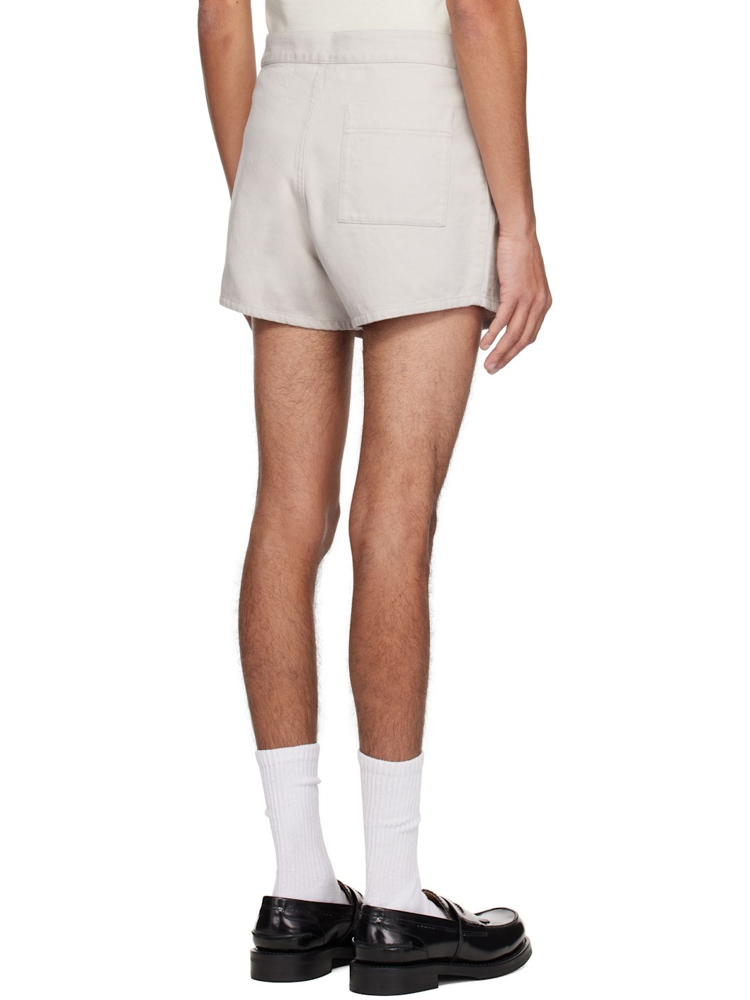 Gray Oyster Trunk Shorts - 3