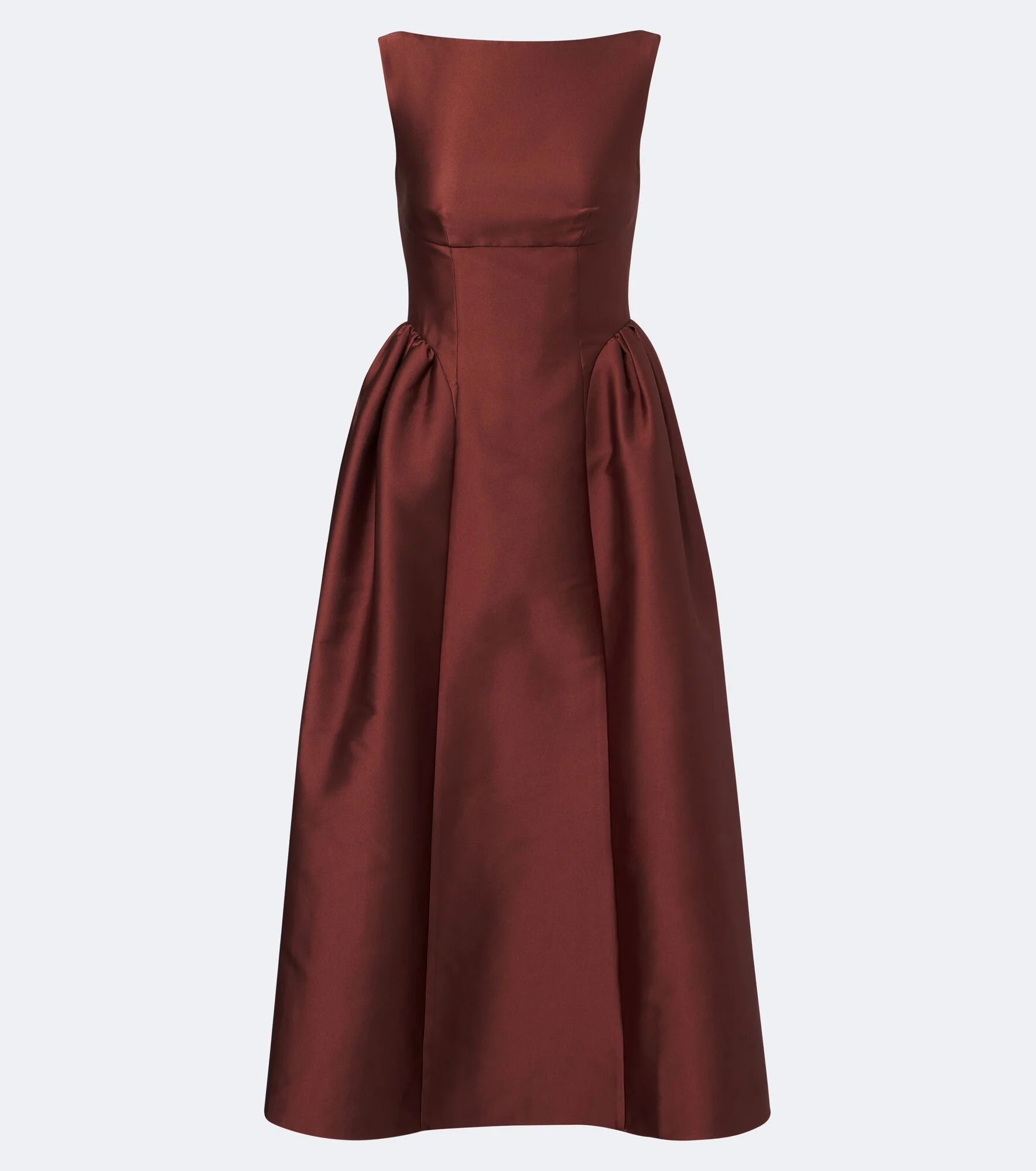 Taffeta midi dress - 1