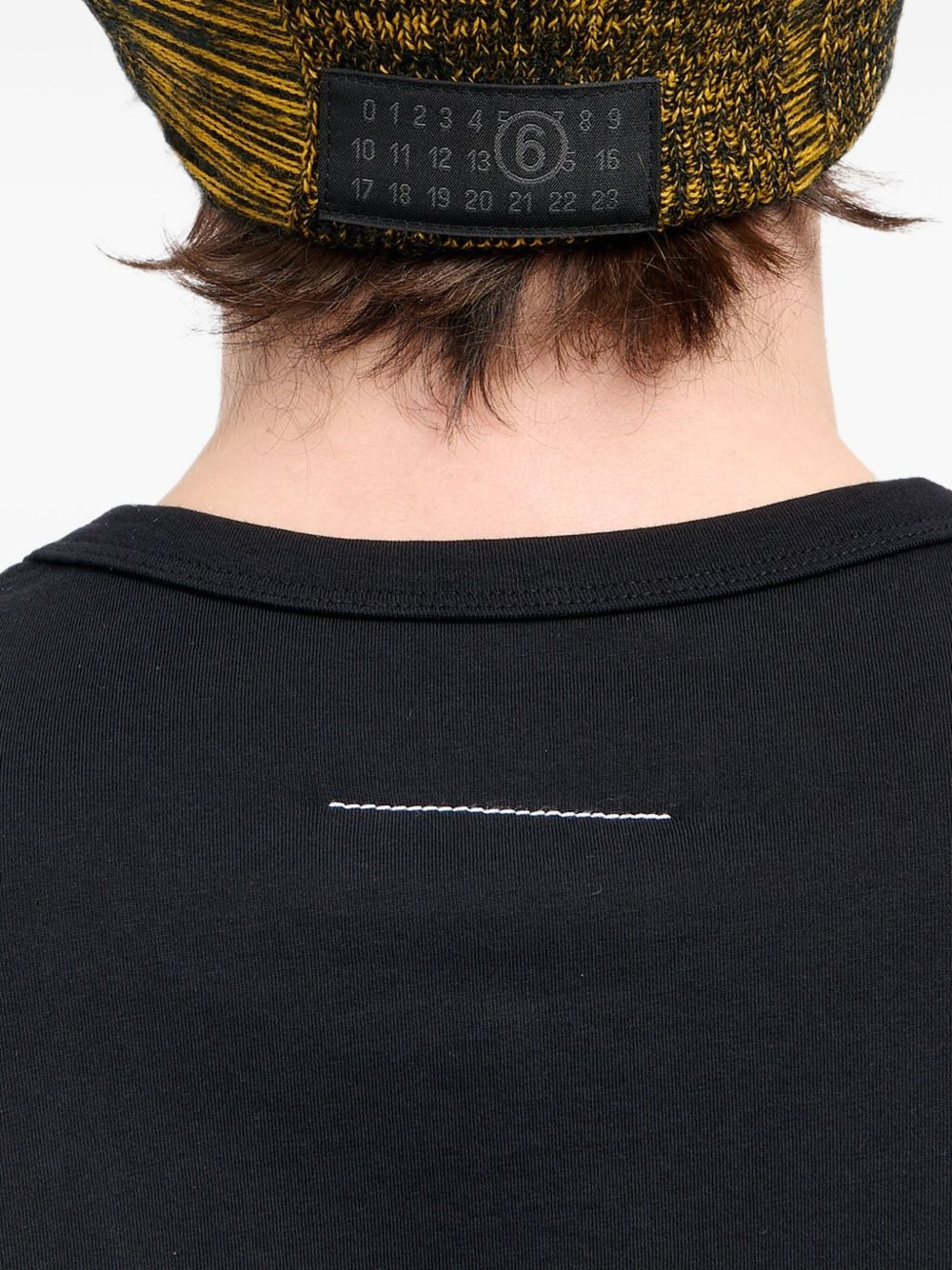 patterned-jacquard beanie - 2