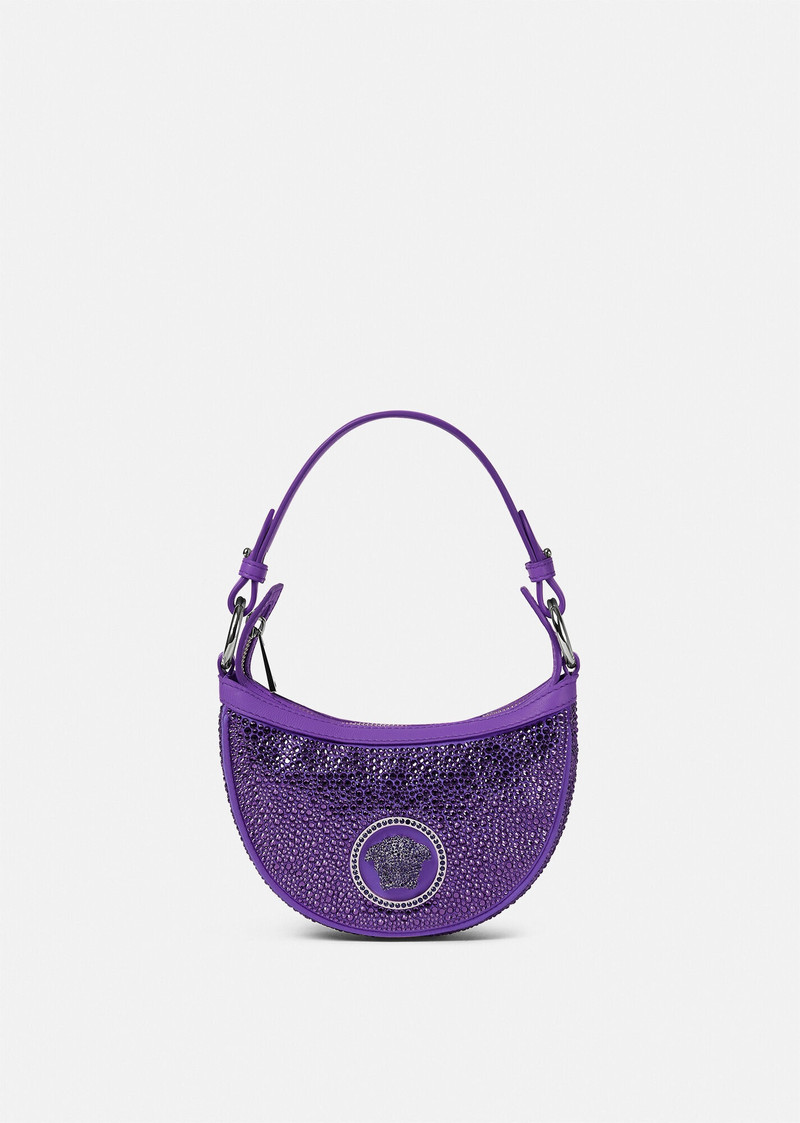 Crystal Repeat Mini Hobo Bag - 1