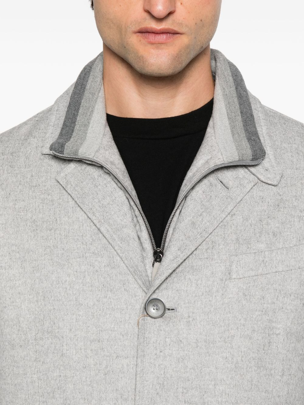 three-button blazer - 5