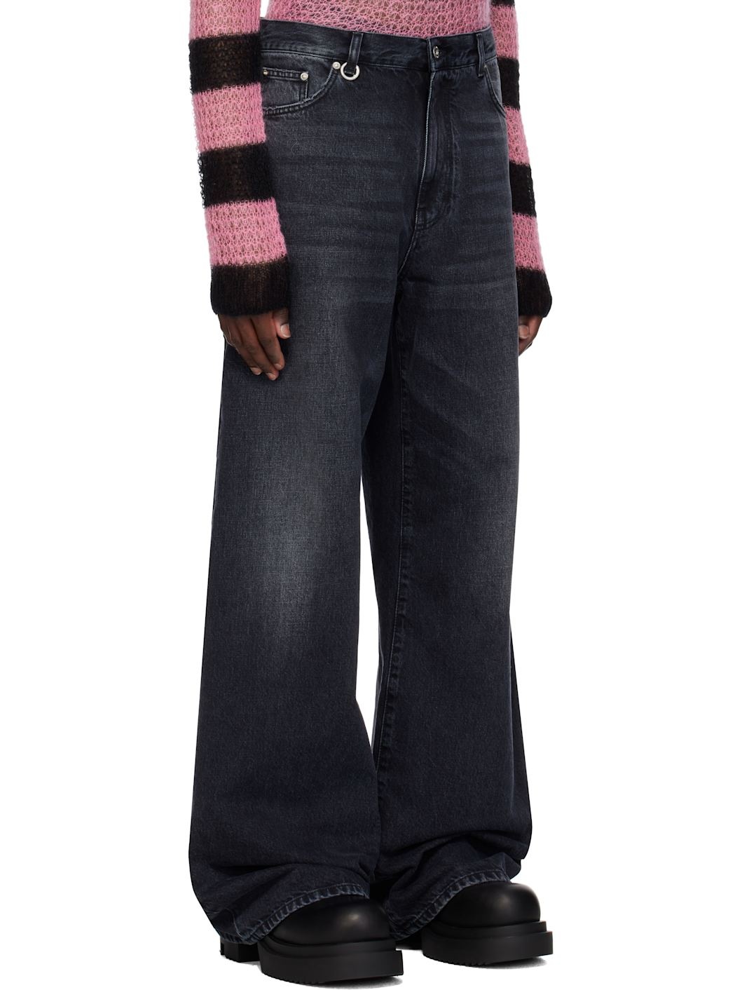 Black Oversized Jeans - 2