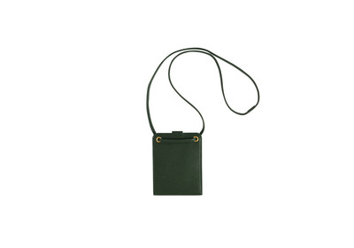 PALACE PALACE LEATHER HANGING WALLET GREEN outlook