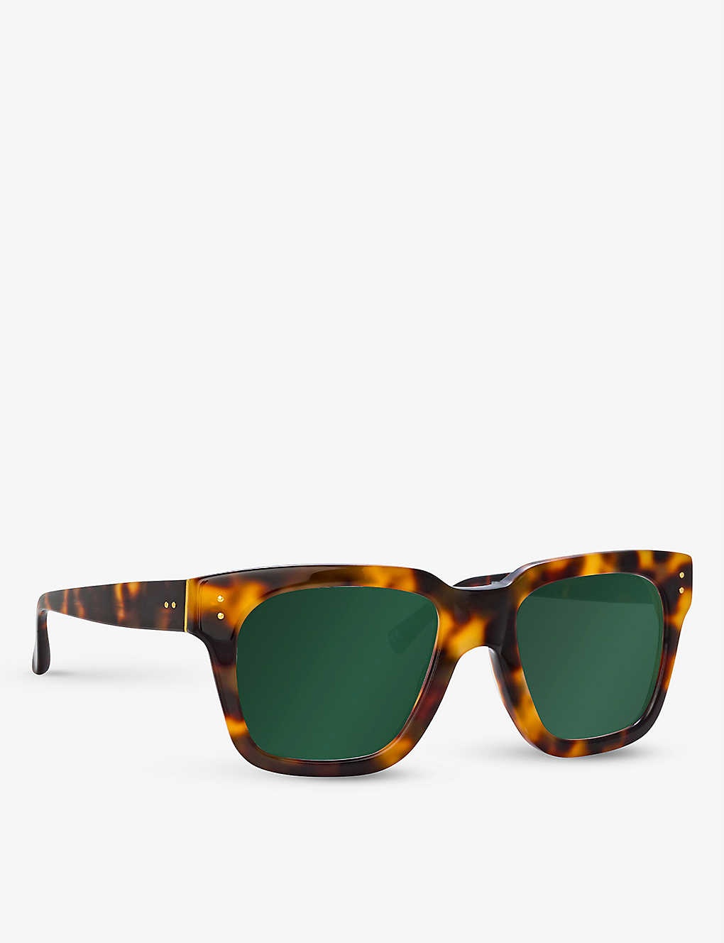 Max C95 square-frame acetate and 22ct gold-plated titanium sunglasses - 3