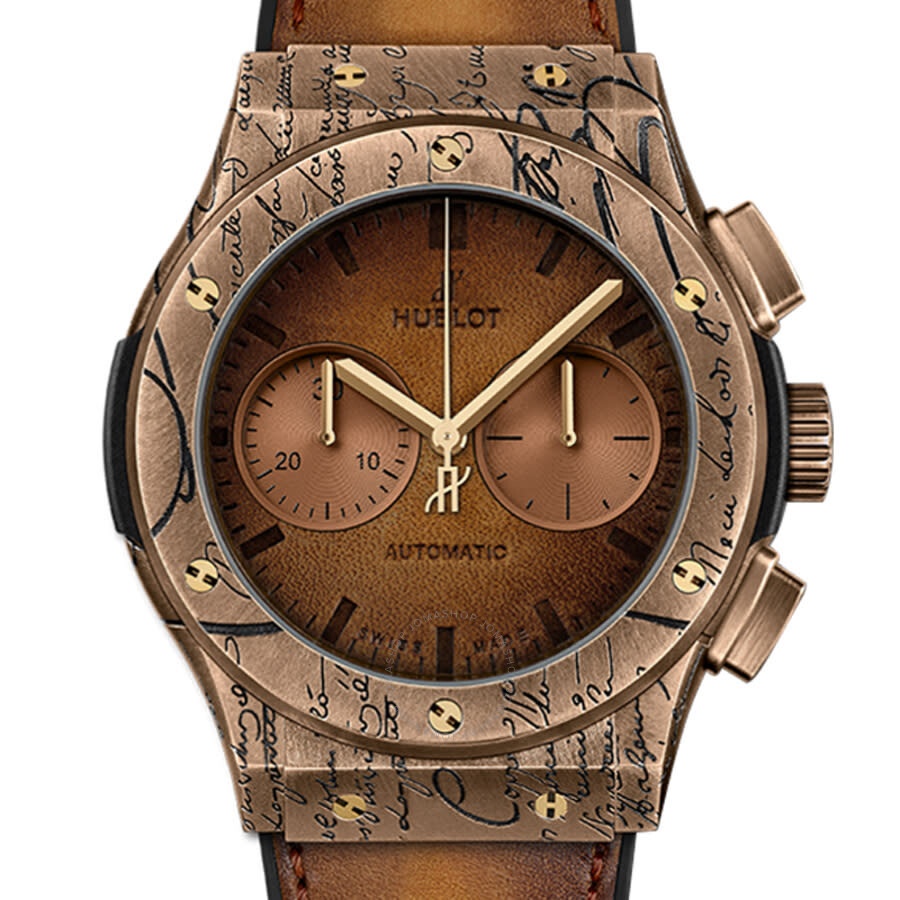 Hublot Classic Fusion Chronograph Bertuli Brown Dial Men's Watch 521.BZ.05IG.VR.BER19 - 2