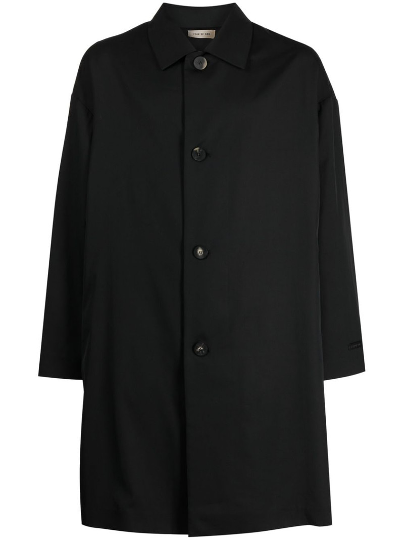 Fear of God single-breasted long-sleeve coat outlook