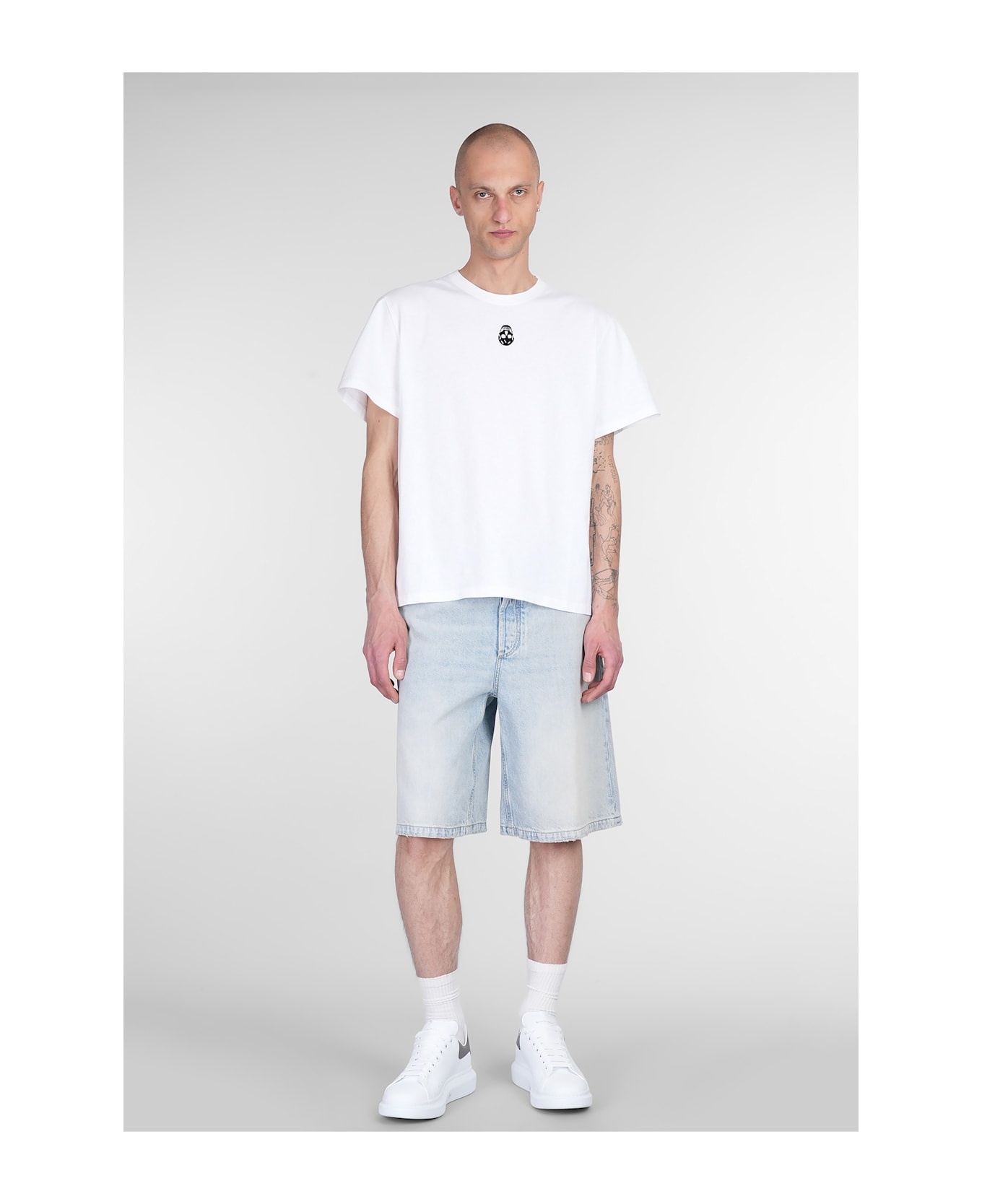 T-shirt In White Cotton - 2