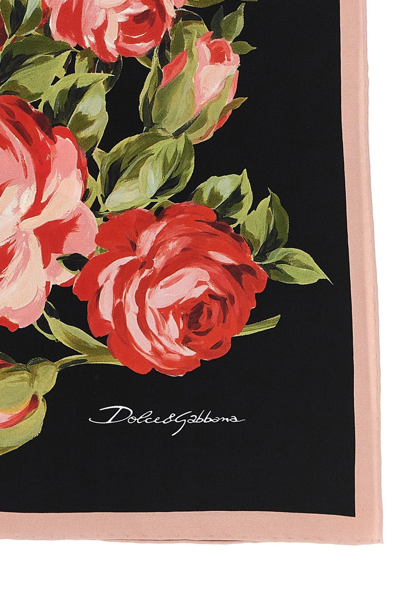 Dolce & Gabbana 'Bouquet Rose' scarf outlook