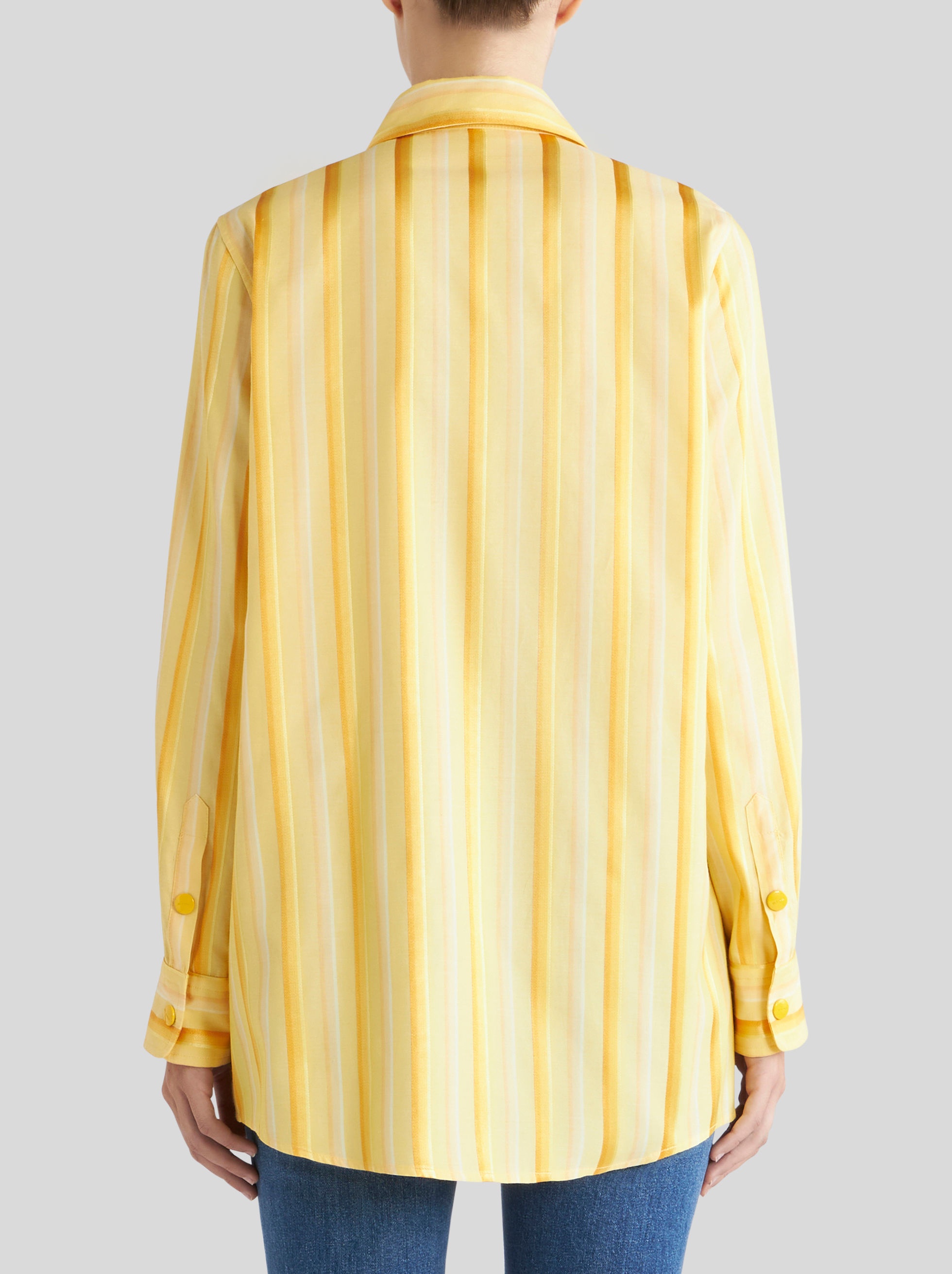 STRIPED SHIRT WITH PEGASO LOGO - 5