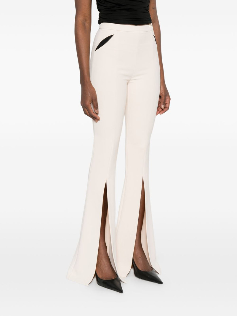 logo-detail flared trousers 3
