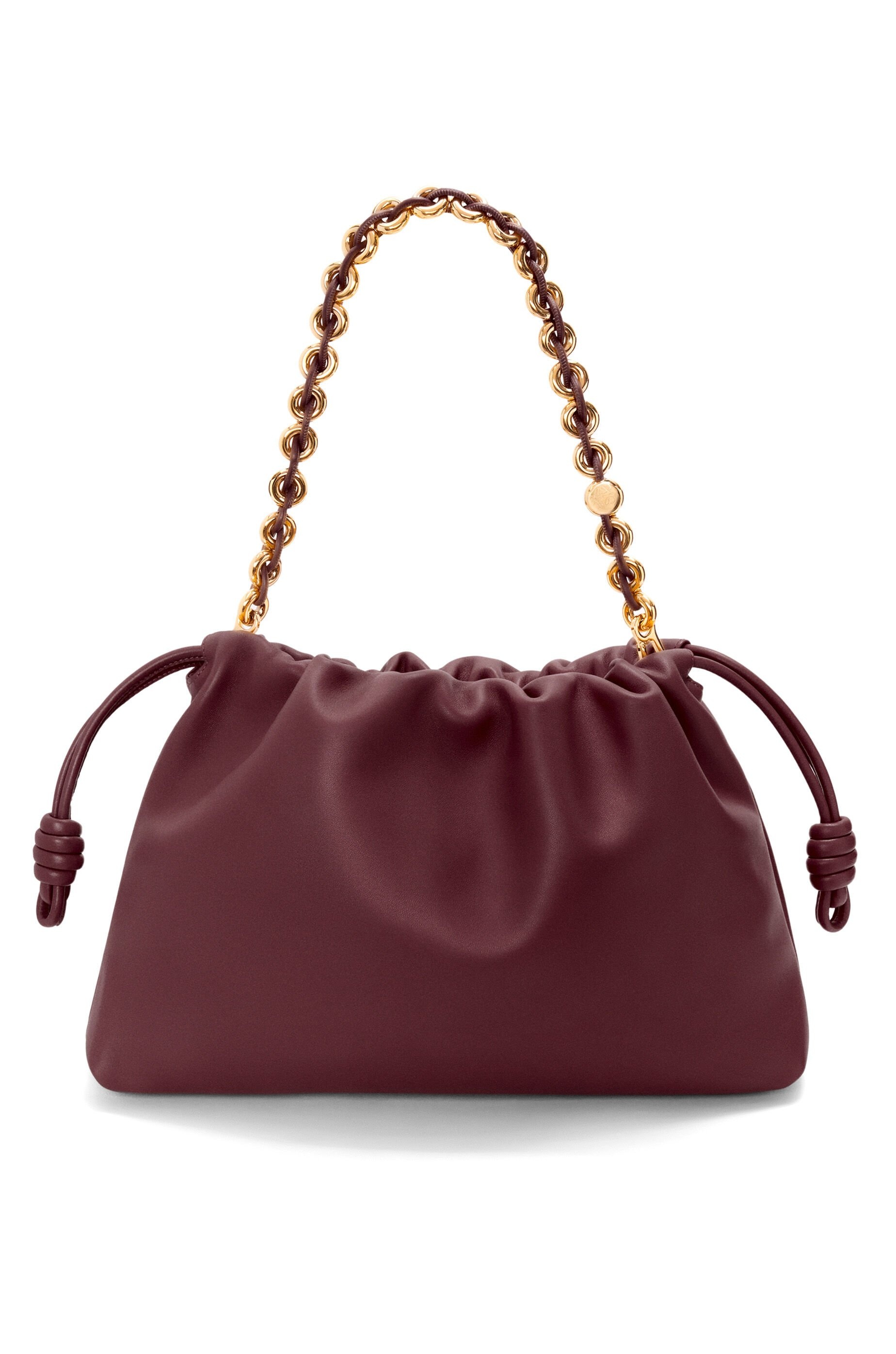 バッグ・カバンその他 Loewe Flamenco Purse medium bag in Dark Burgundy Medium Flamenco purse in mellow nappa lambskin Red - LOEWE