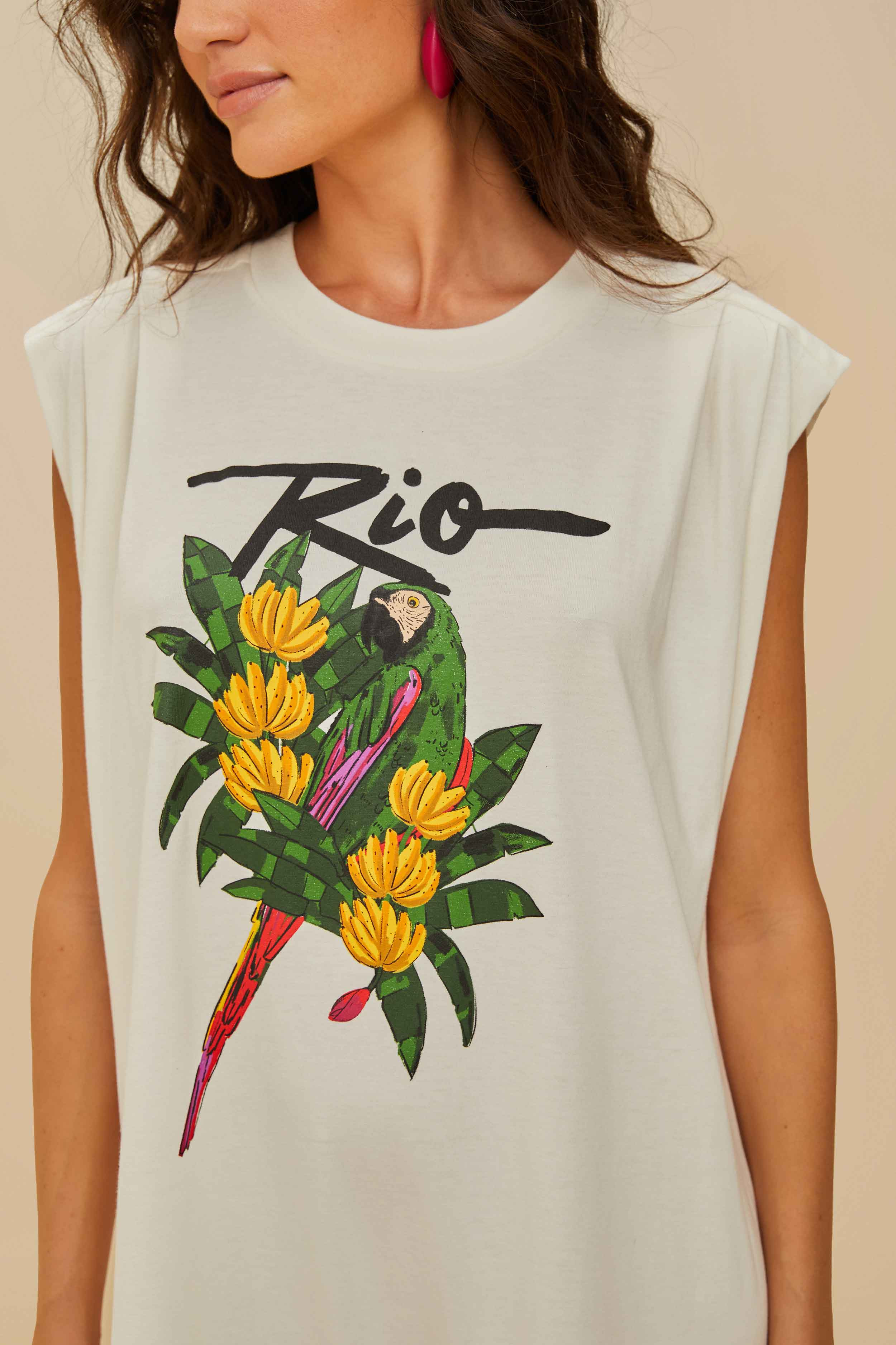 Off-White Rio Macaw Organic Cotton Jumpsuit - 3