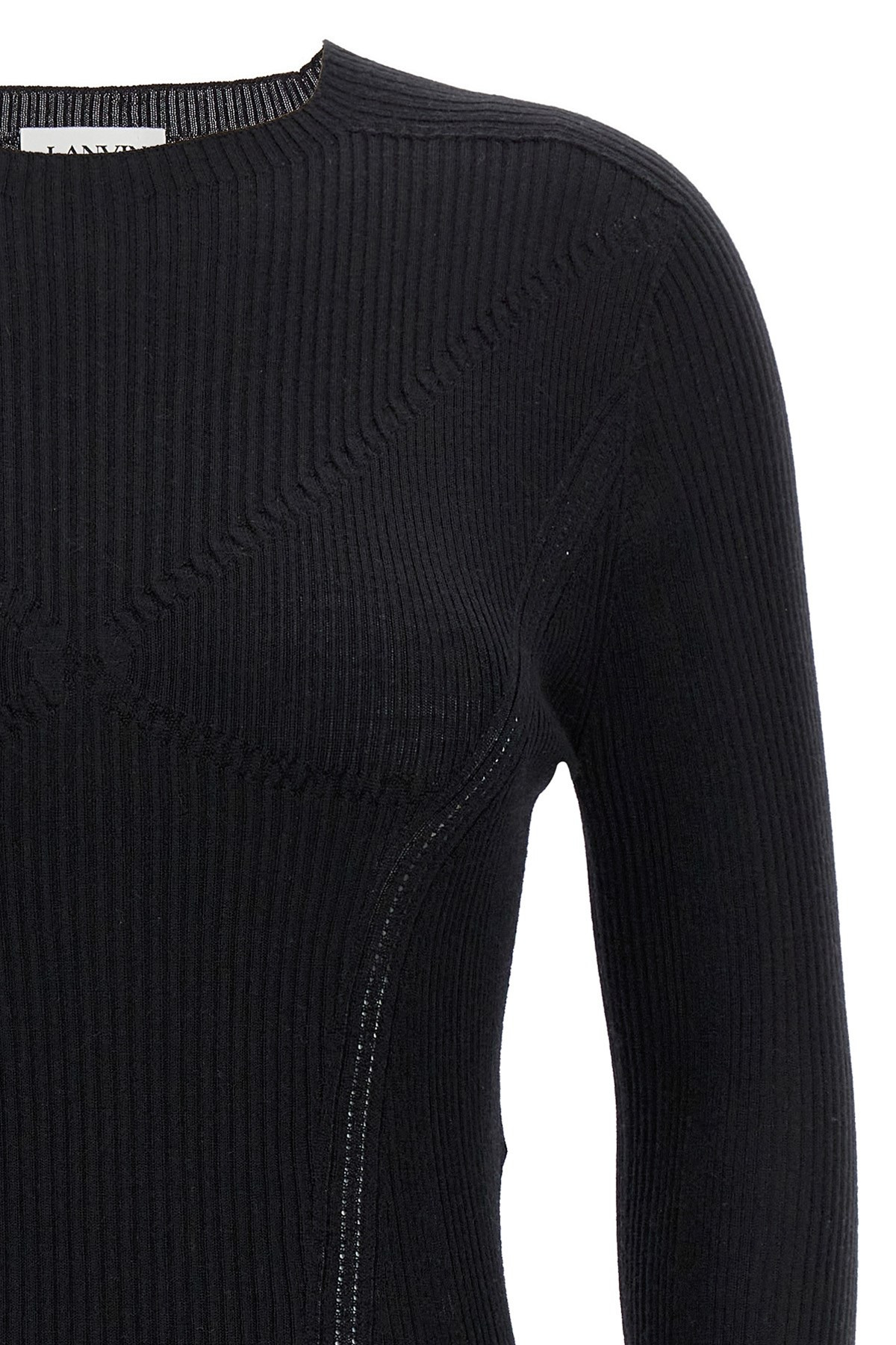 Ribbed sweater - 4