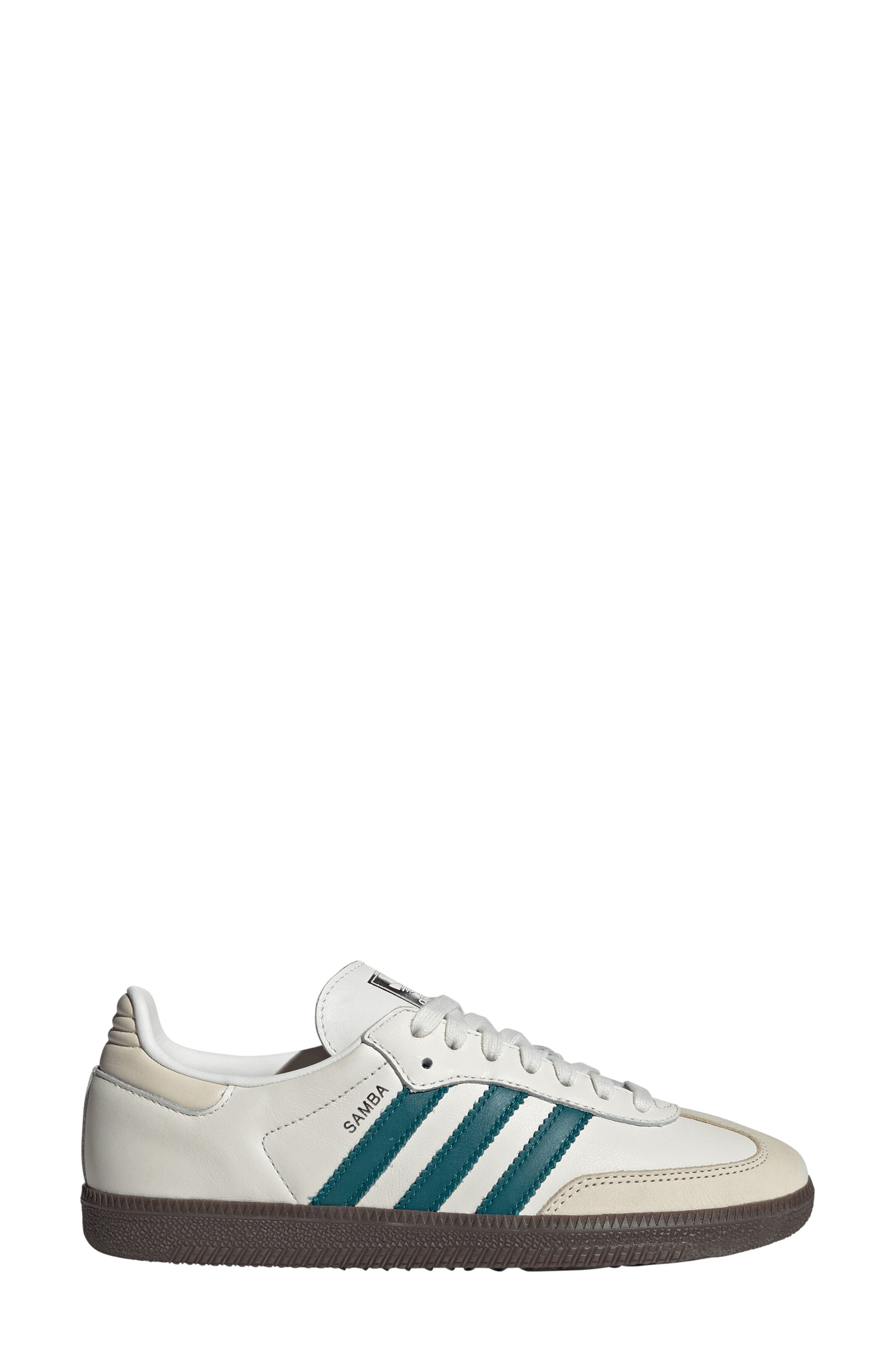 adidas Samba OG Sneaker in Cloud/teal/wonder at Nordstrom - 3