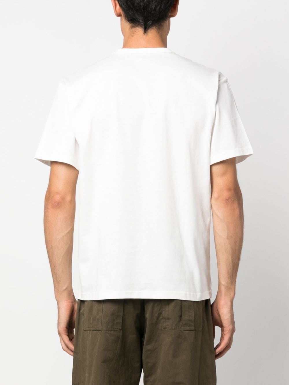 logo-embossed organic-cotton T-shirt - 5