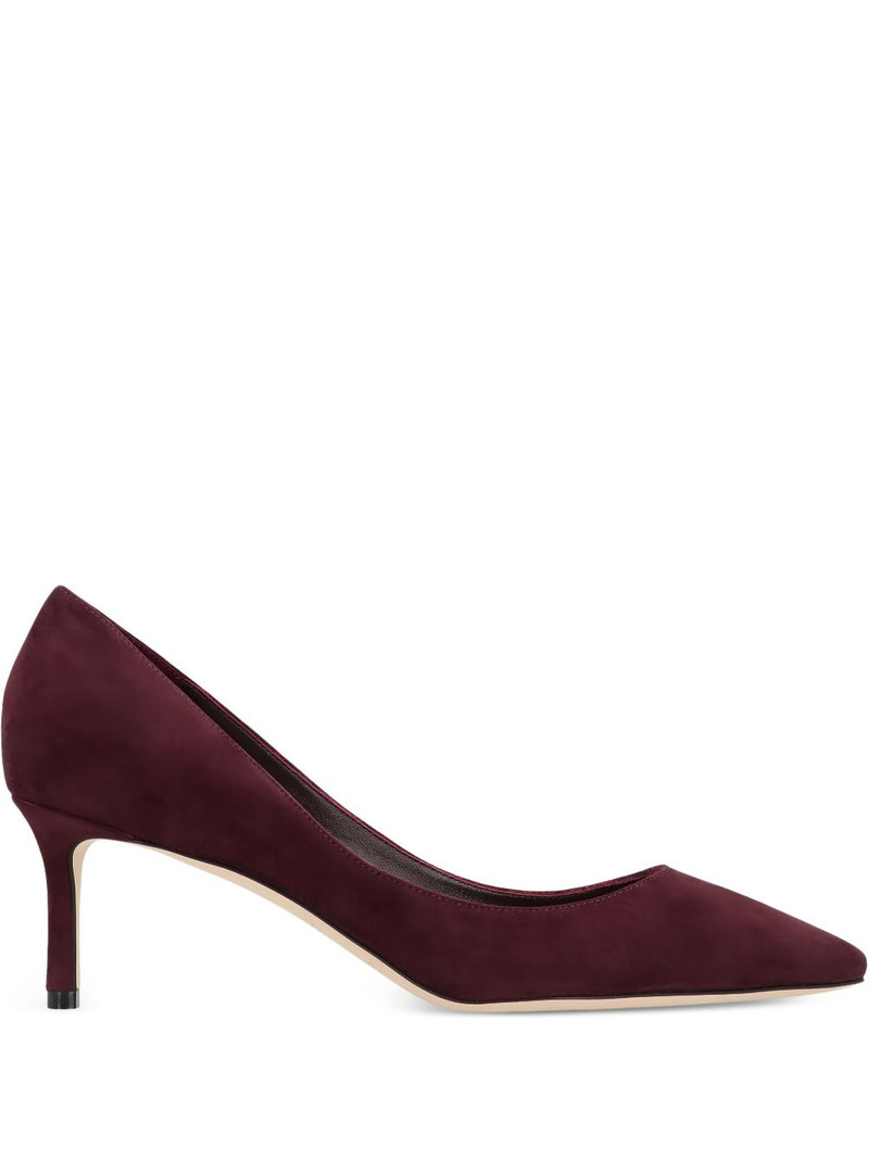 60mm Romy suede pointed-toe pumps 1