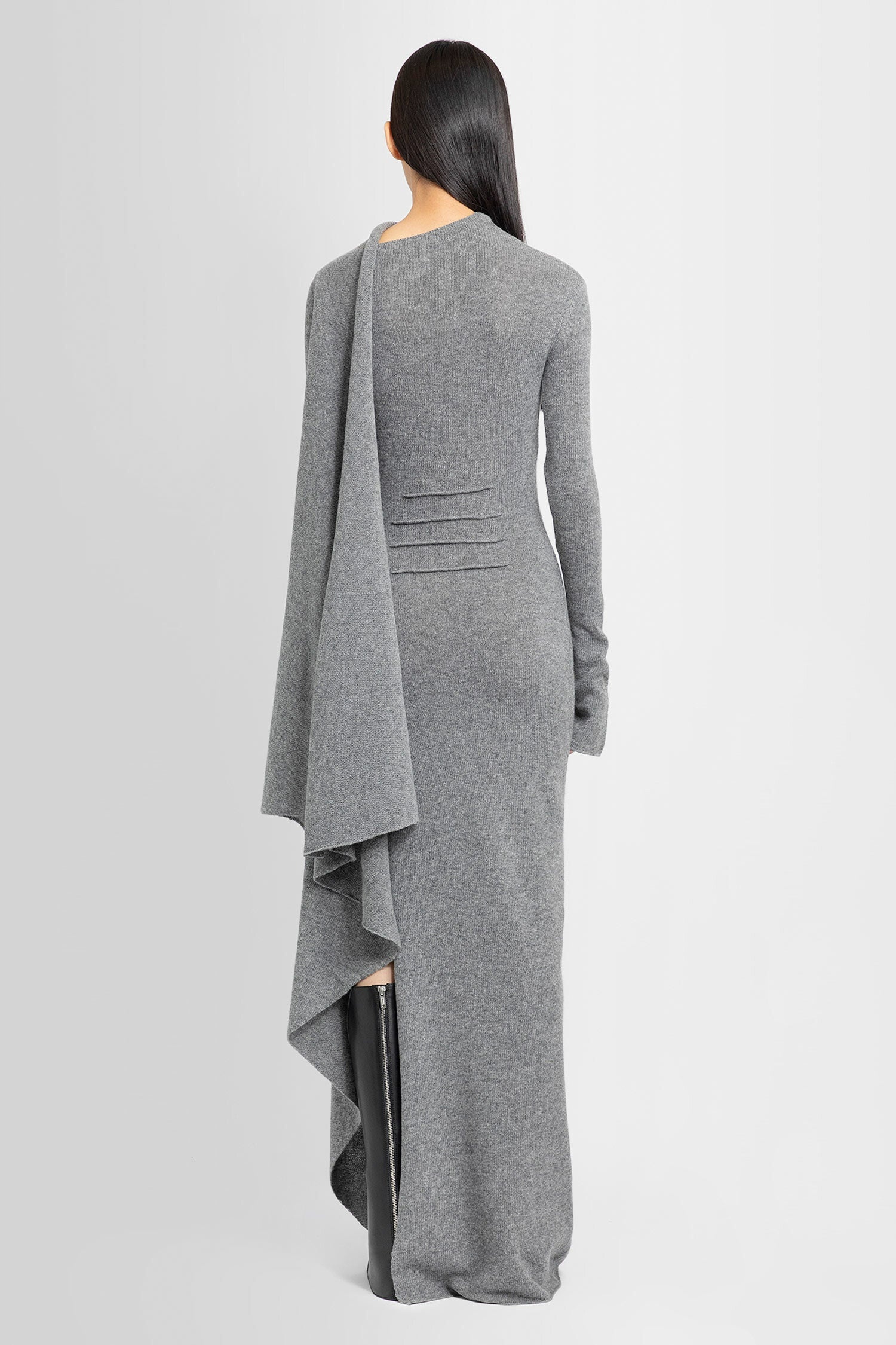 ANN DEMEULEMEESTER WOMAN GREY DRESSES - 3