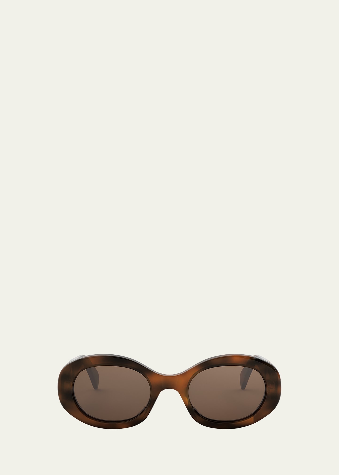 Triomphe Acetate Oval Sunglasses - 1
