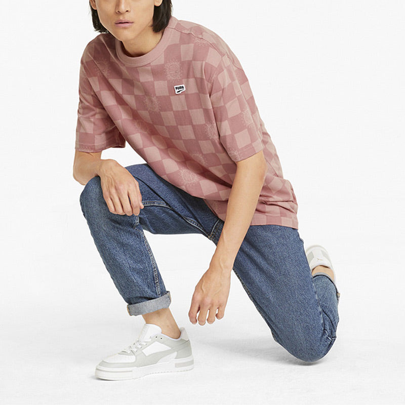 PUMA Downtown Aop Tee 'Pink' 535365-24 - 4
