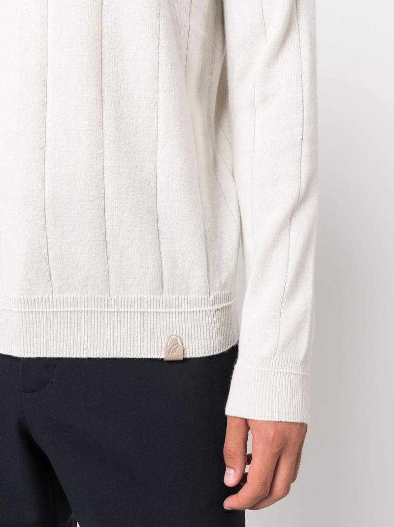 roll-neck cashmere jumper 5